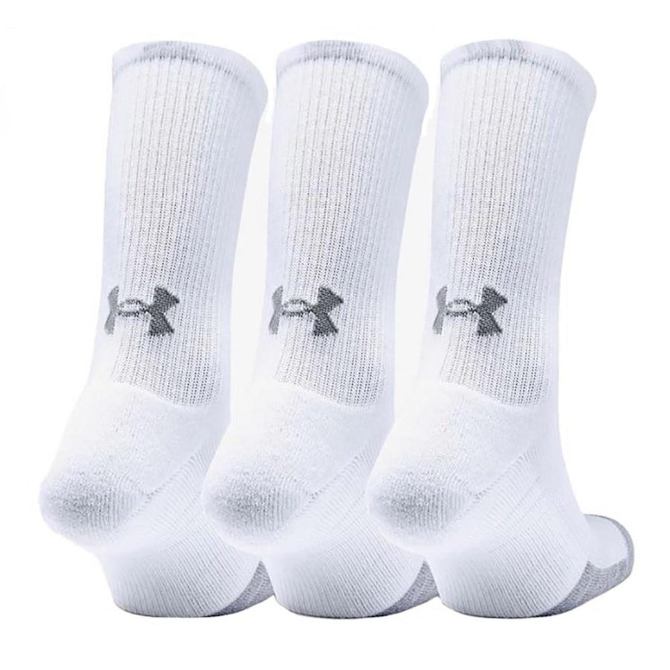 Kit Meias Cano Alto Under Armour Heatgear Crew - Unissex | Centauro