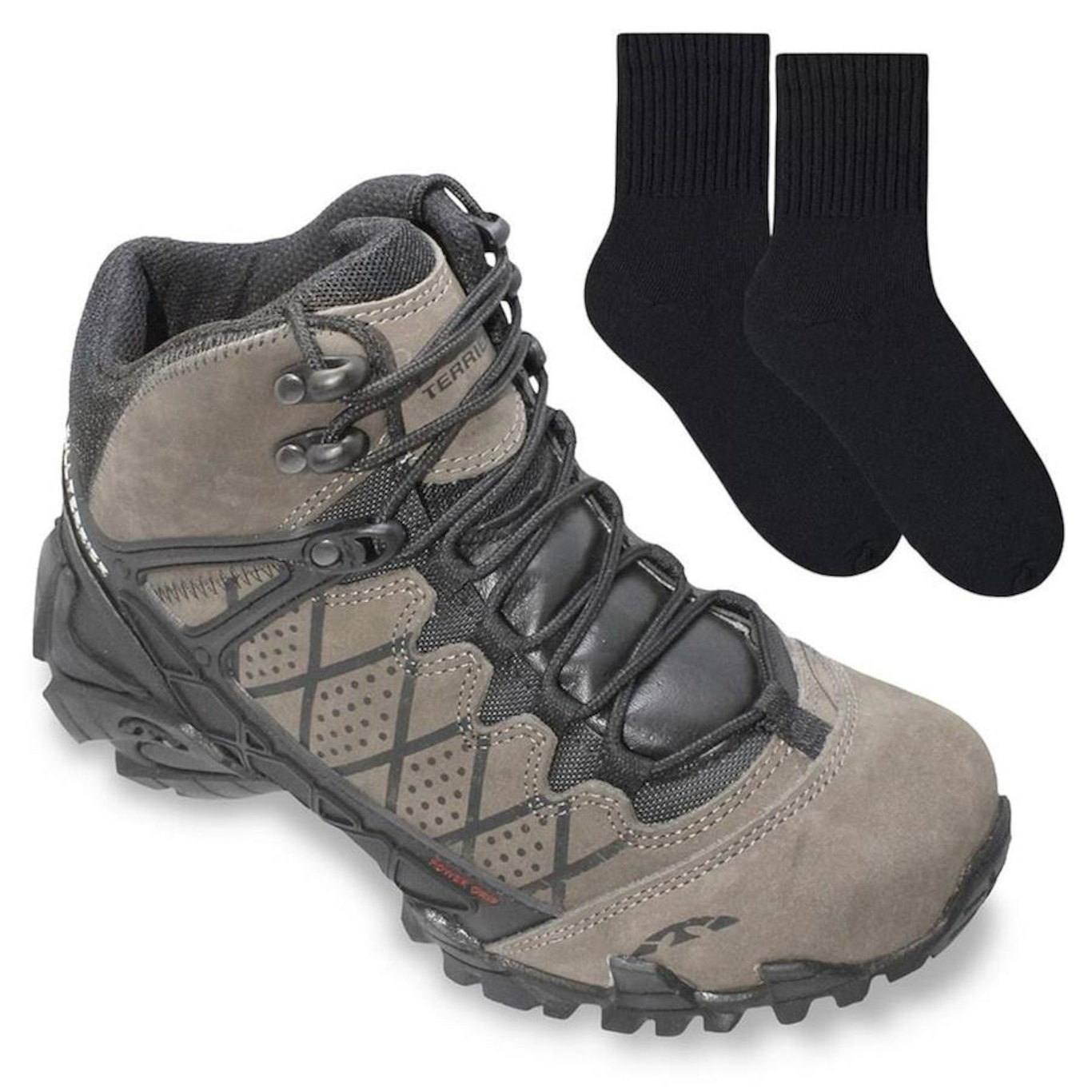 Bota Adventure Bull Terrier Extreme + Par de Meia - Masculina - Foto 1