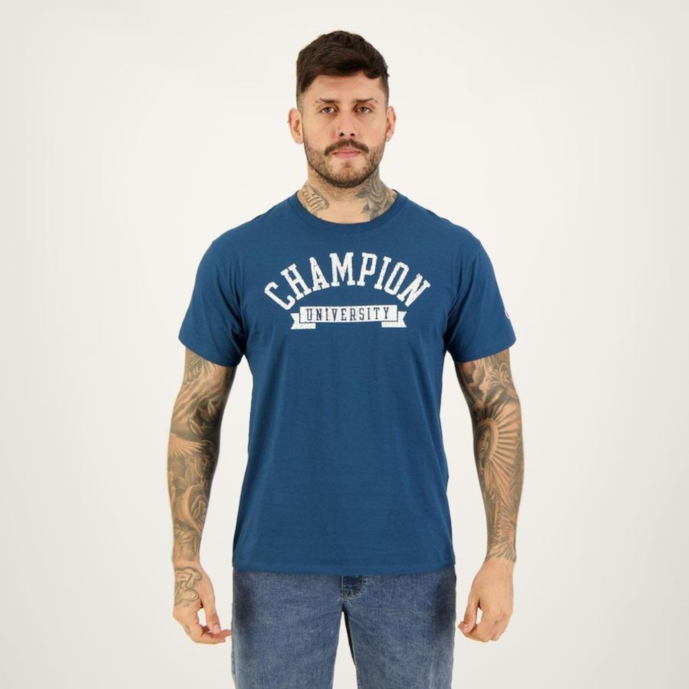 Camiseta Champion University - Masculina - Foto 1