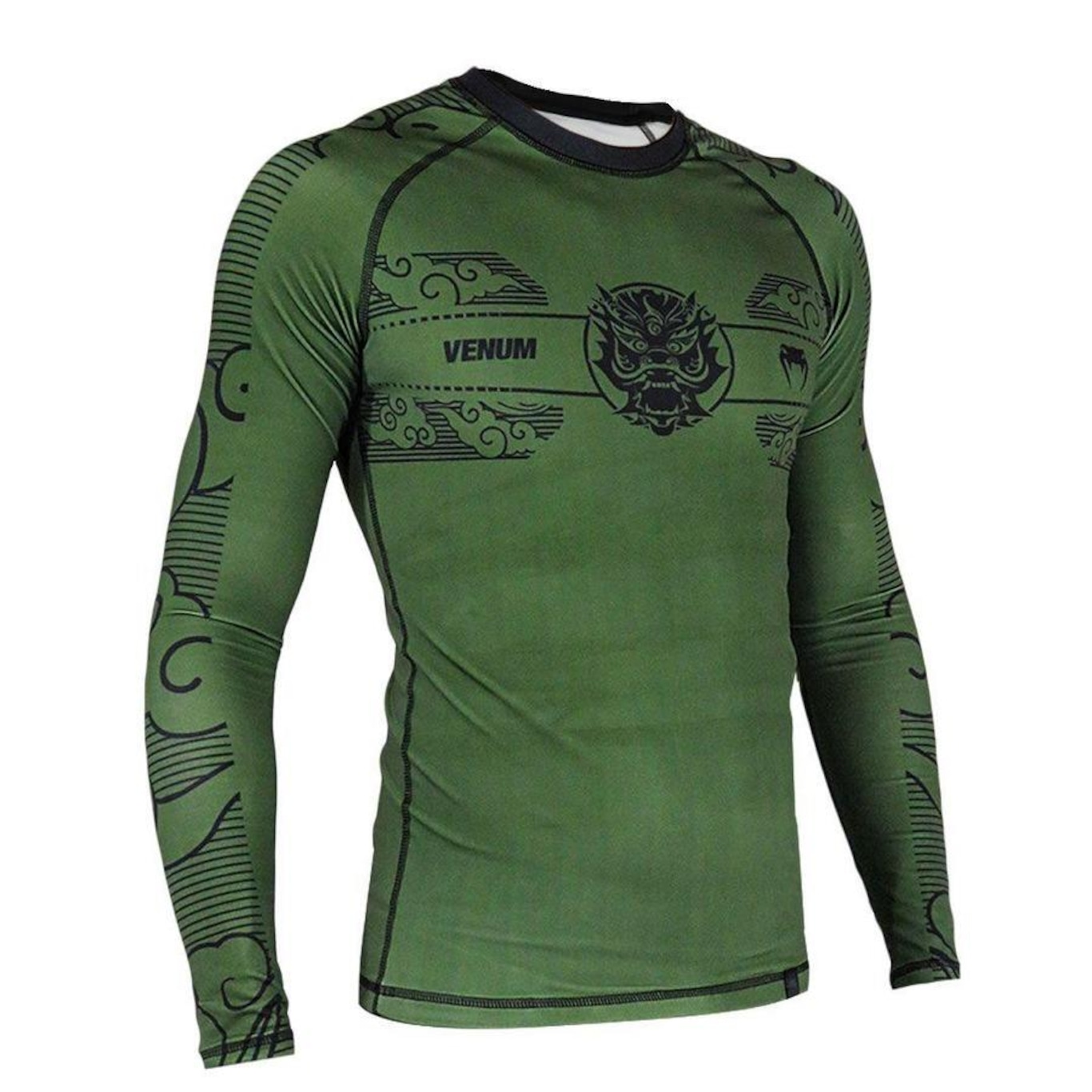 Rashguard Masculino Venum Dragon Army - Foto 1