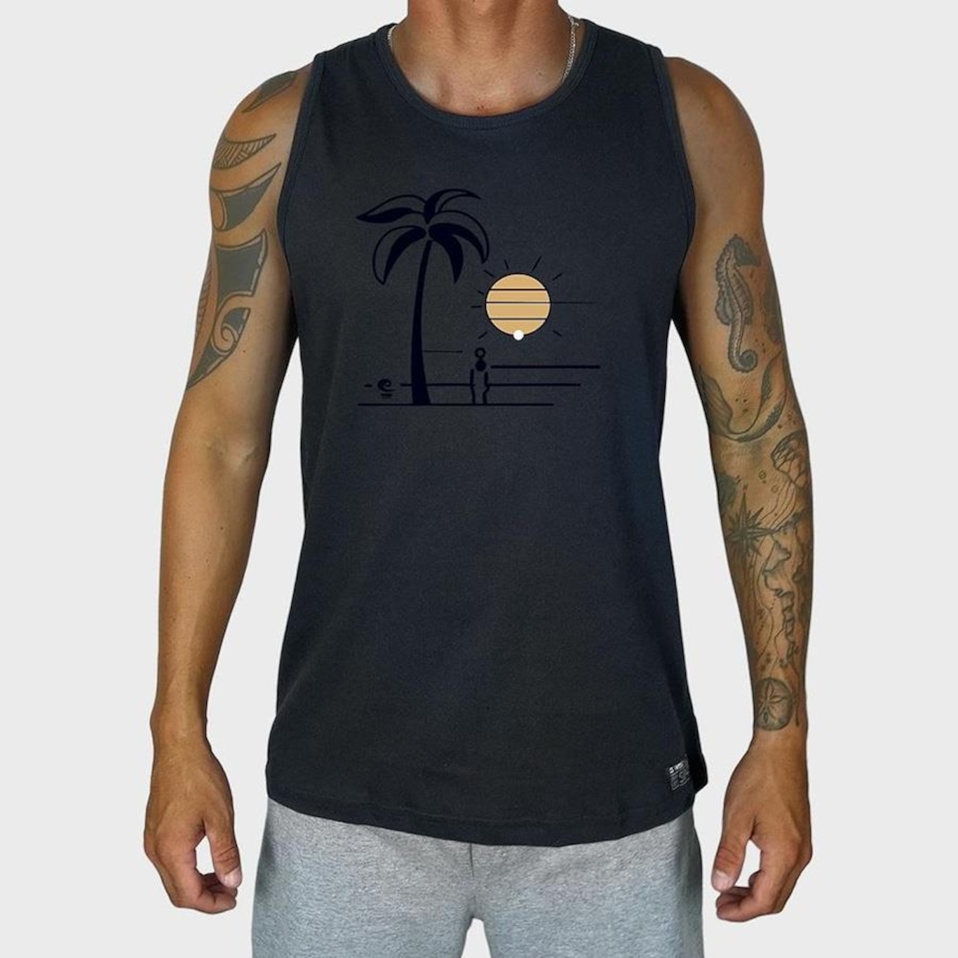 Camiseta Regata WSS Sun Gazing Prime - Masculina - Foto 1