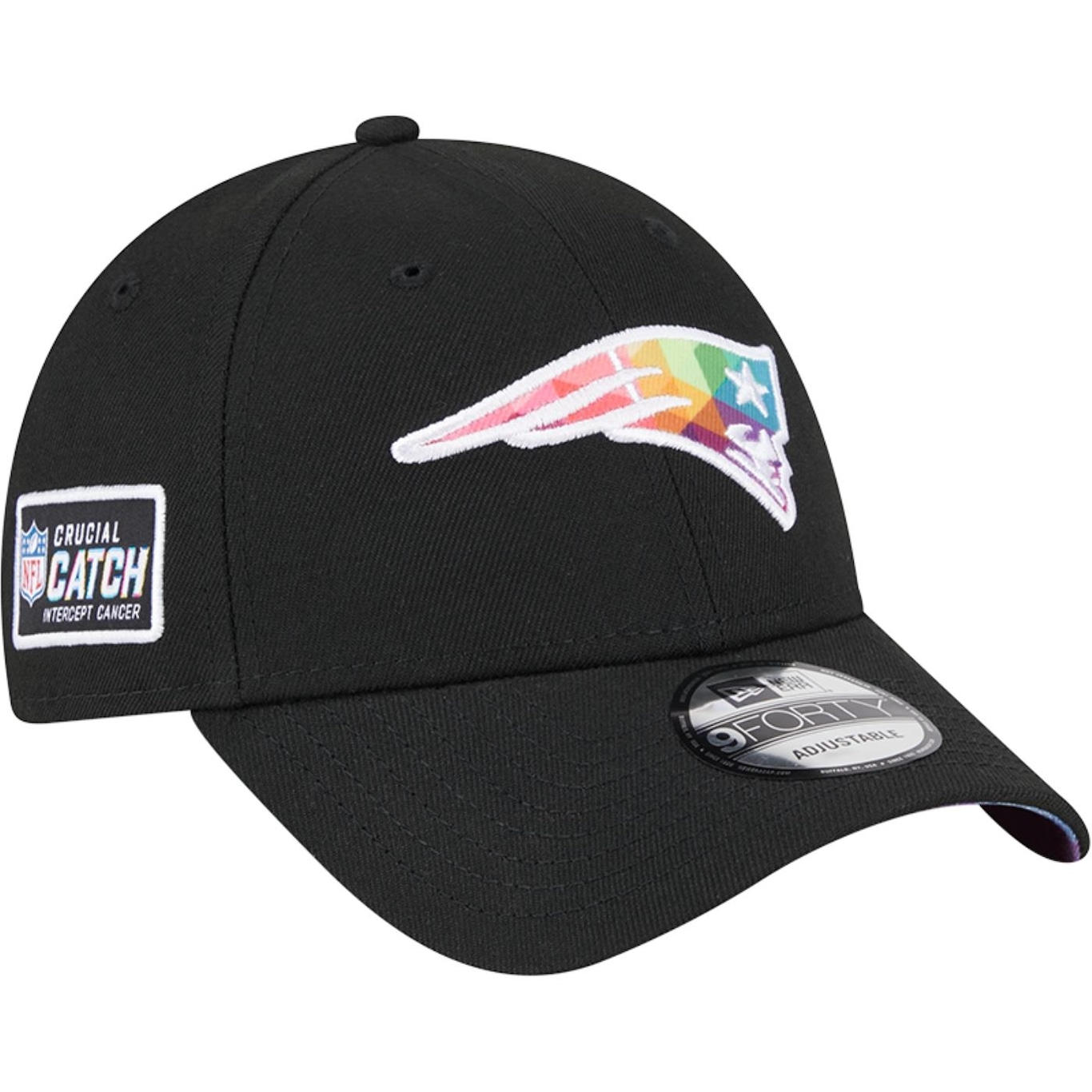 Boné New Era 9Forty NFL Crucial Catch 2023 New England Patriots - Snapback - Masculino - Foto 1