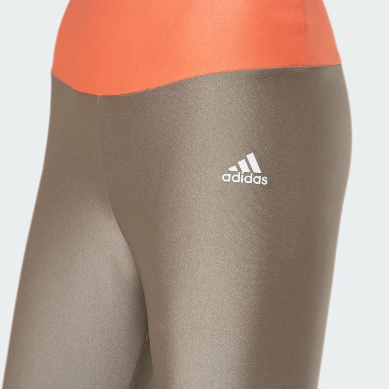 Calça Legging adidas Cintura Alta designed To Move Colorblock - - Feminina