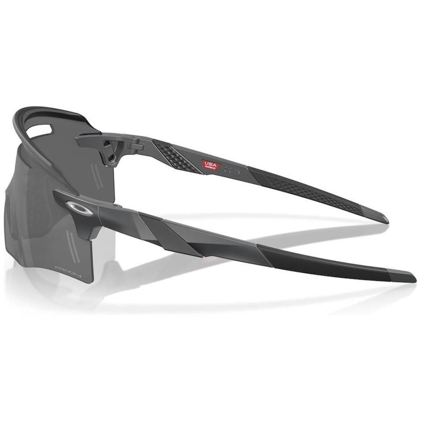 Óculos de Sol Unissex Oakley Encoder Matte Carbon Prizm - Foto 3