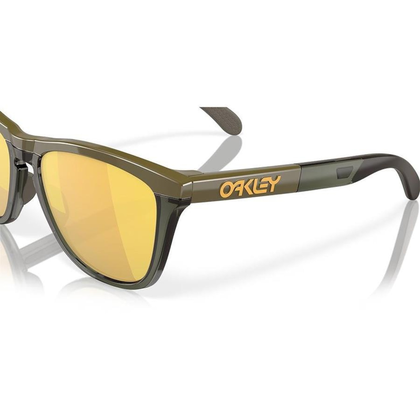 Óculos de Sol Unissex Oakley Frogskins Dark Brush 0855 - Foto 6