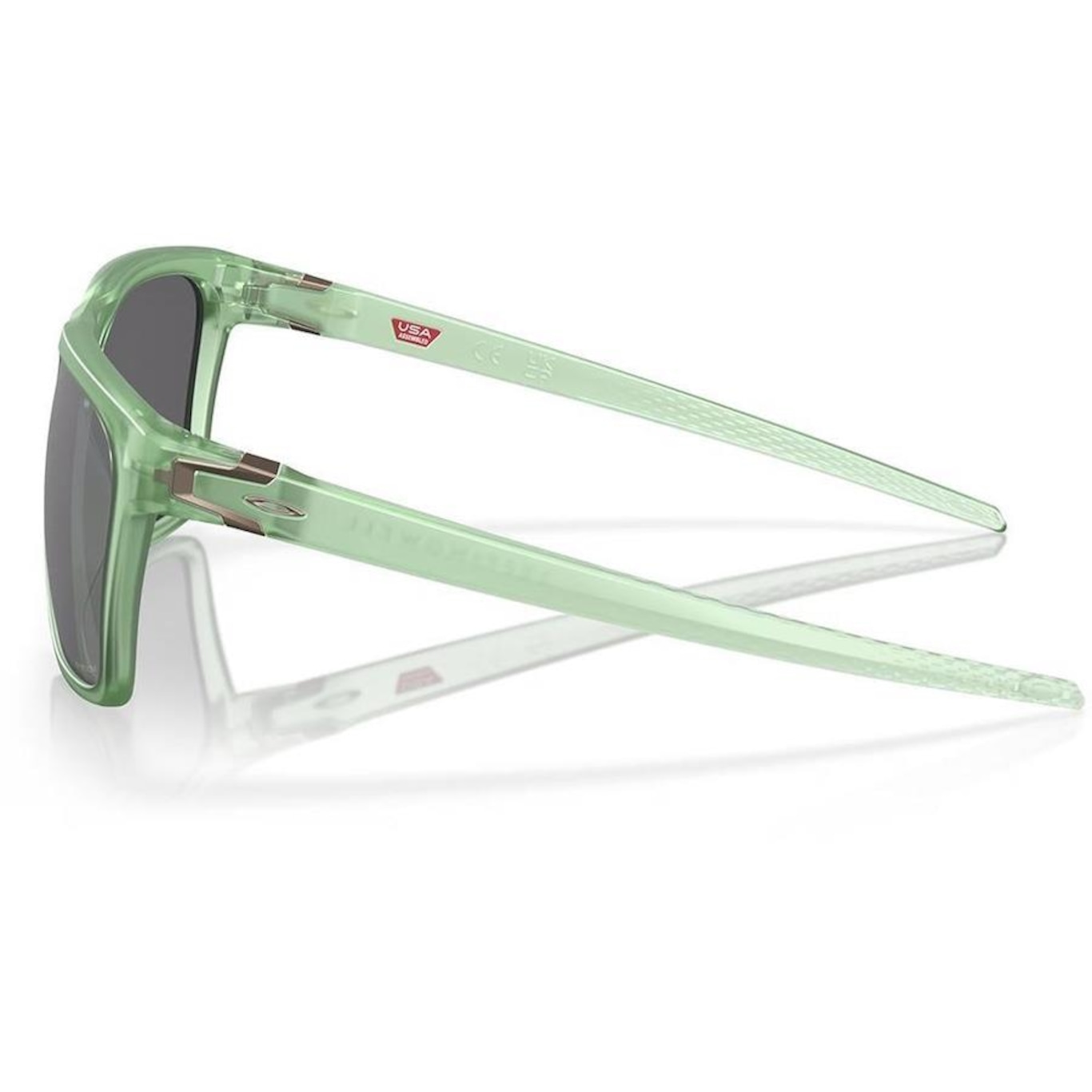 Óculos de Sol Unissex Oakley Leffingwell Matte Jade Prizm - Foto 2