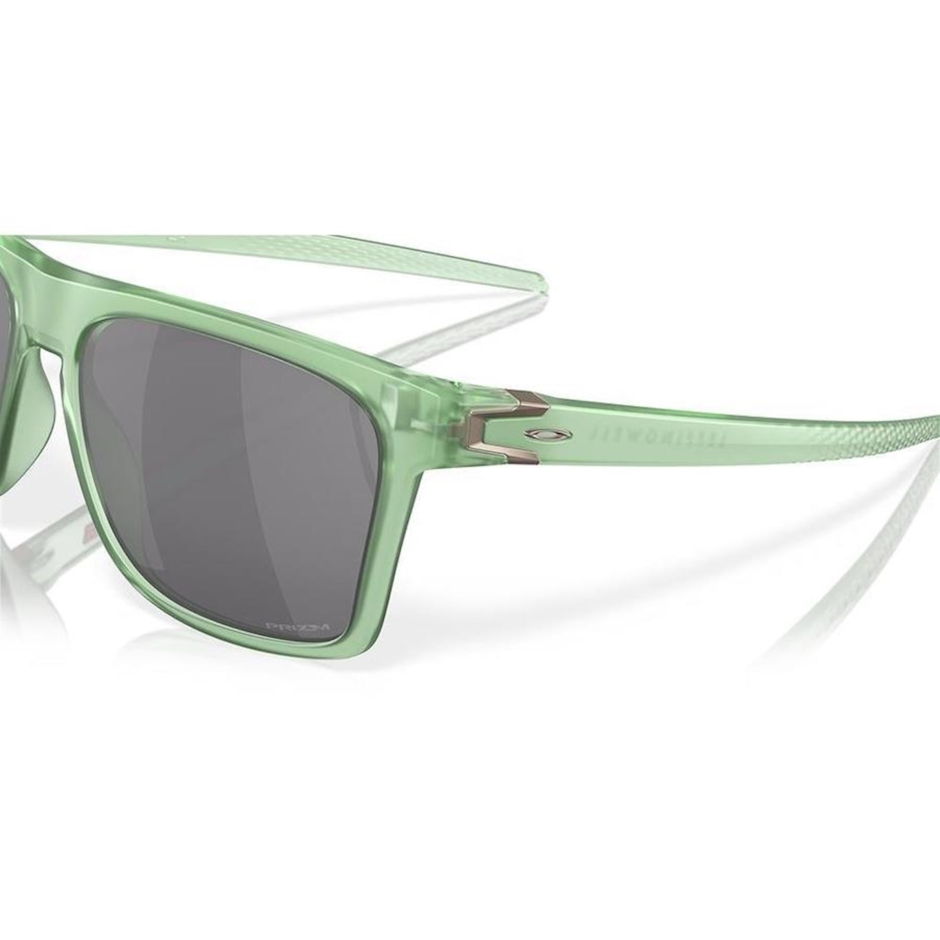 Óculos de Sol Unissex Oakley Leffingwell Matte Jade Prizm - Foto 6