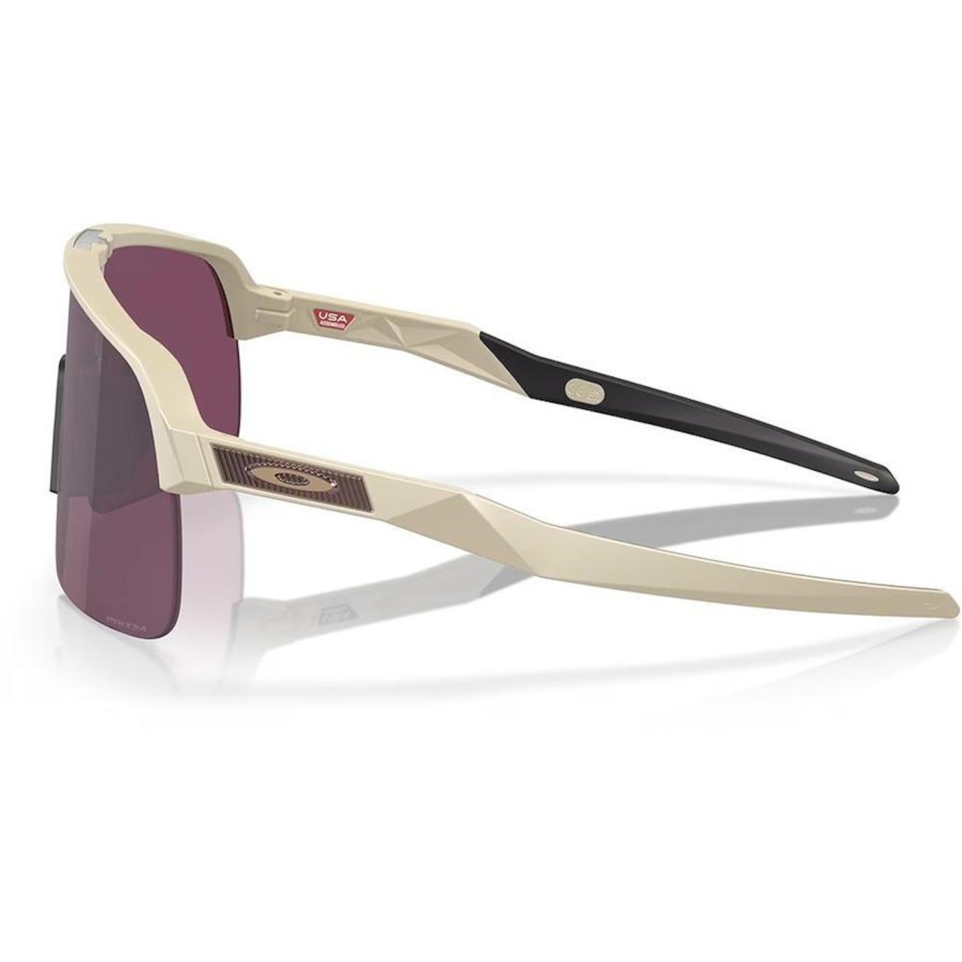 Óculos de Sol Unissex Oakley Sutro Lite Matte Sand Prizm Road - Foto 2