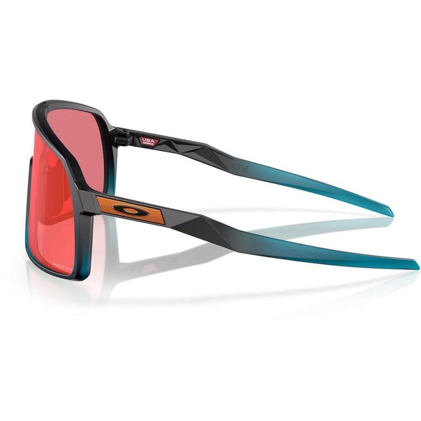 Óculos de Sol Unissex Oakley Sutro Matte Balsam Fade A637 - Foto 2