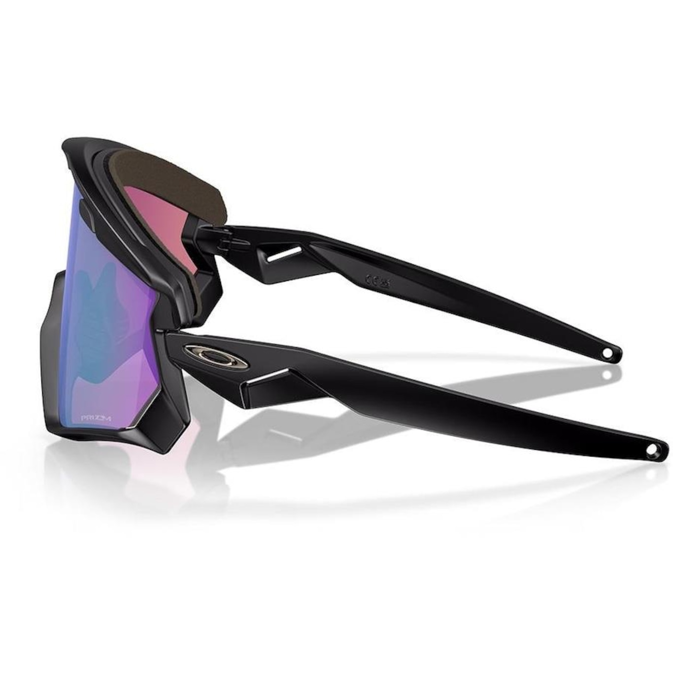 Óculos de Sol Unissex Oakley Wind Jacket 2.0 Matte 2845 - Foto 5