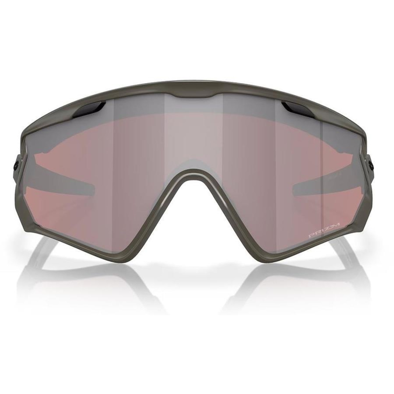 Óculos de Sol Unissex Oakley Wind Jacket 2.0 Matte 2645 - Foto 5