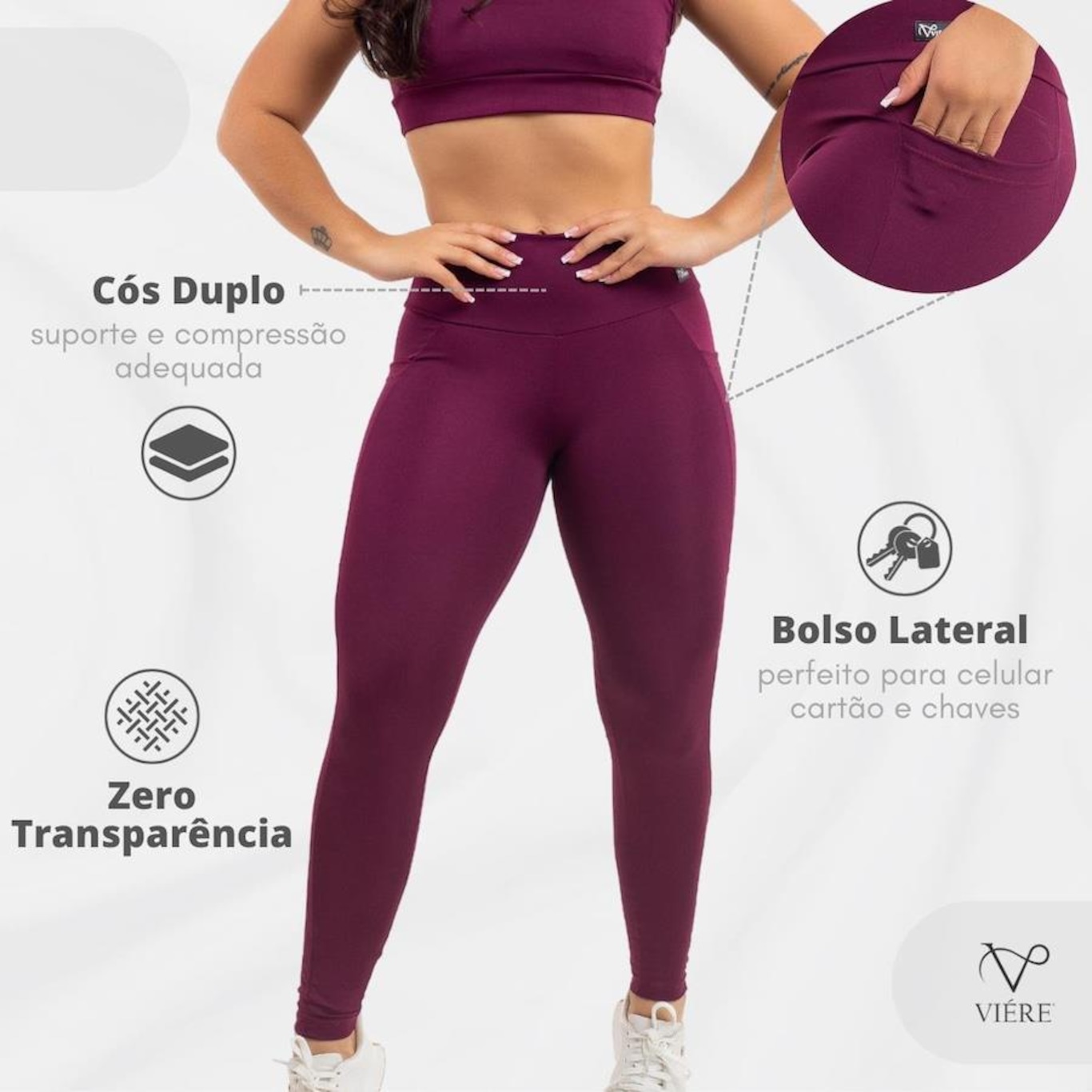 Calça Legging  Viére - Foto 4