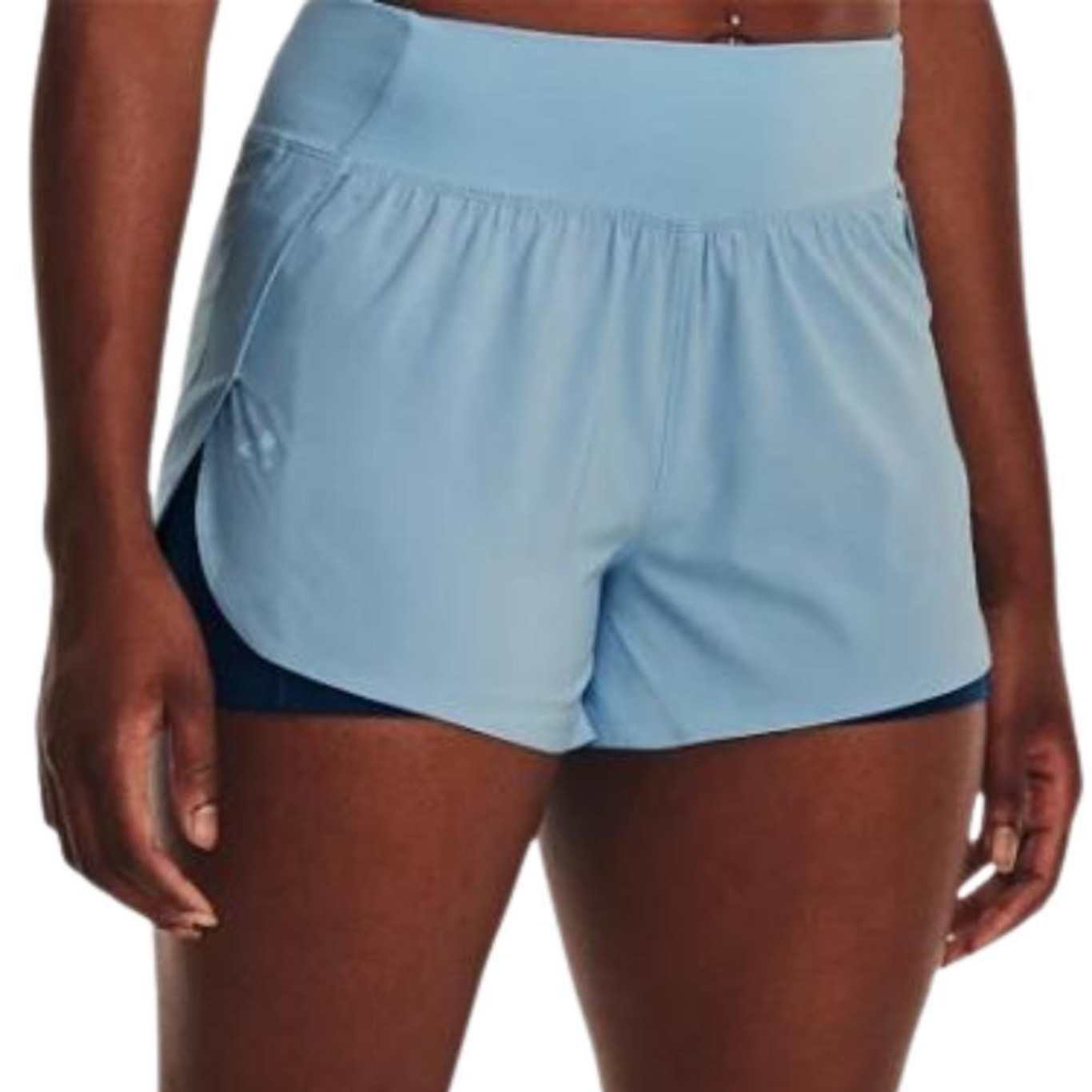 Short Under Armour Treino Flex 2 em 1 - Feminino - Foto 1