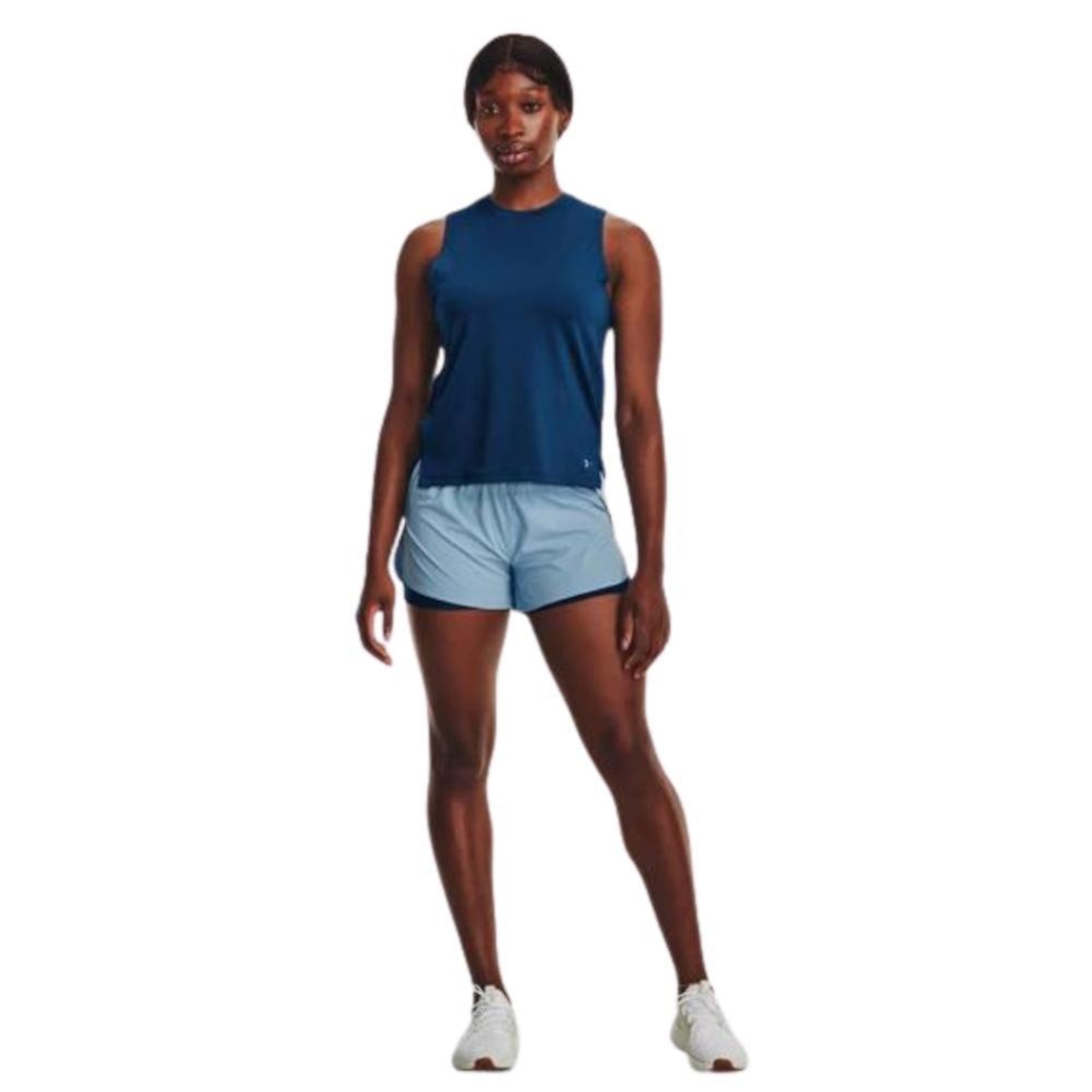 Short Under Armour Treino Flex 2 em 1 - Feminino - Foto 4