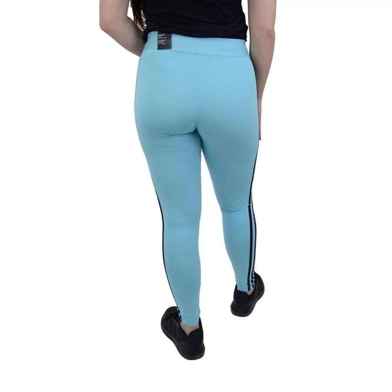 Calça Legging adidas 3 Stripes Feminina - Foto 4