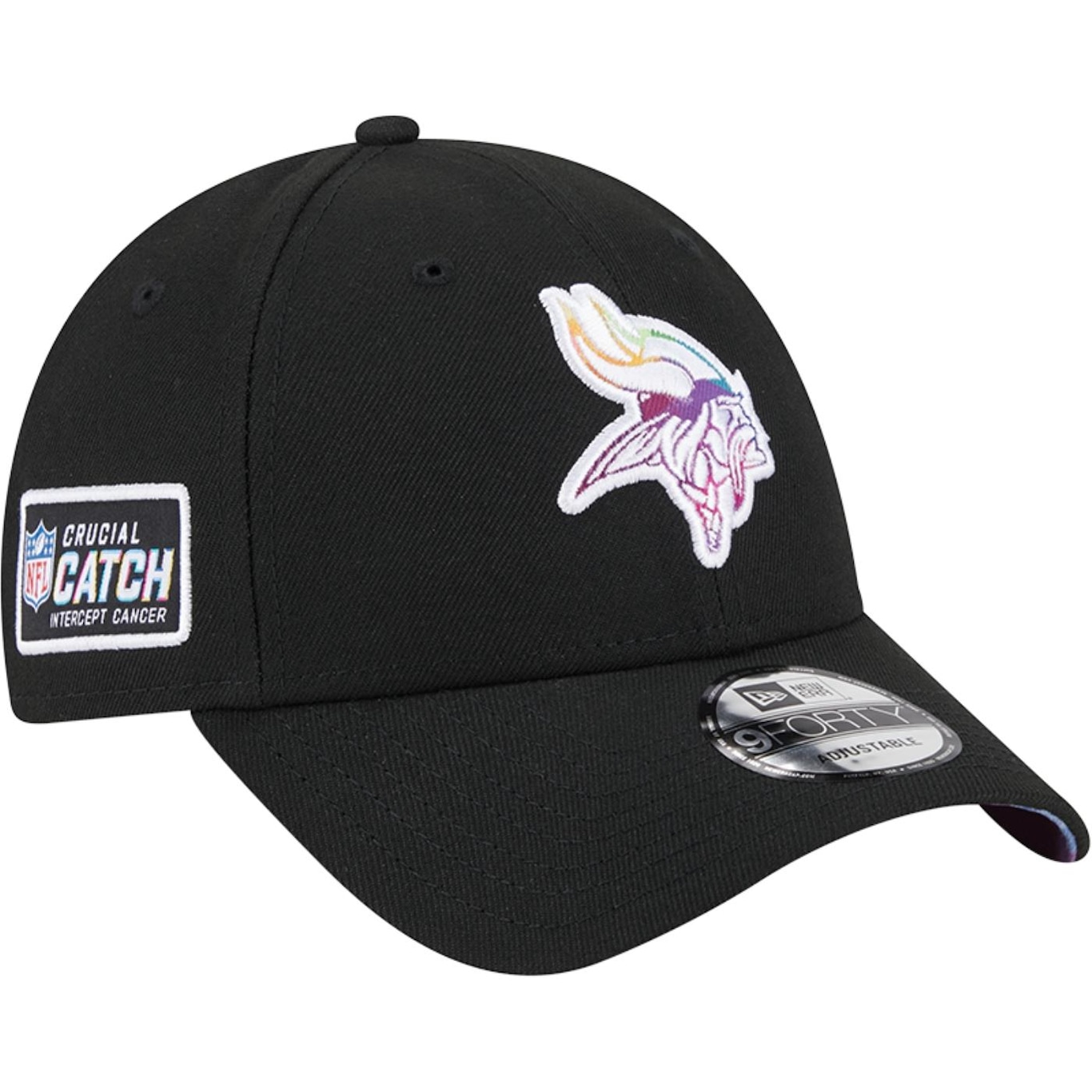 Boné New Era 9Forty NFL Crucial Catch 2023 Minnesota Vikings - Snapback - Adulto - Foto 1