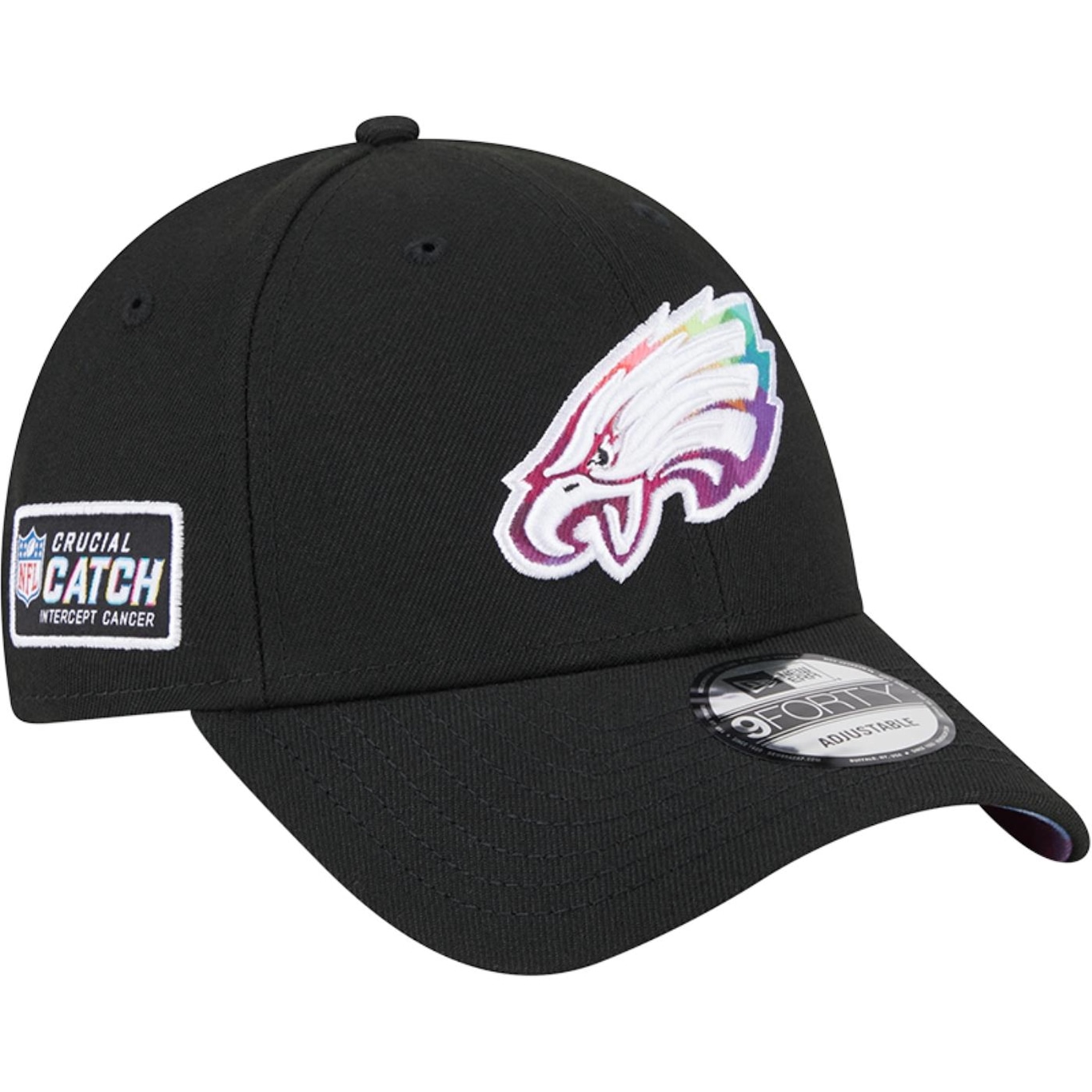 Boné New Era 9Forty NFL Crucial Catch 2023 Philadelphia Eagles - Snapback - Masculino - Foto 1