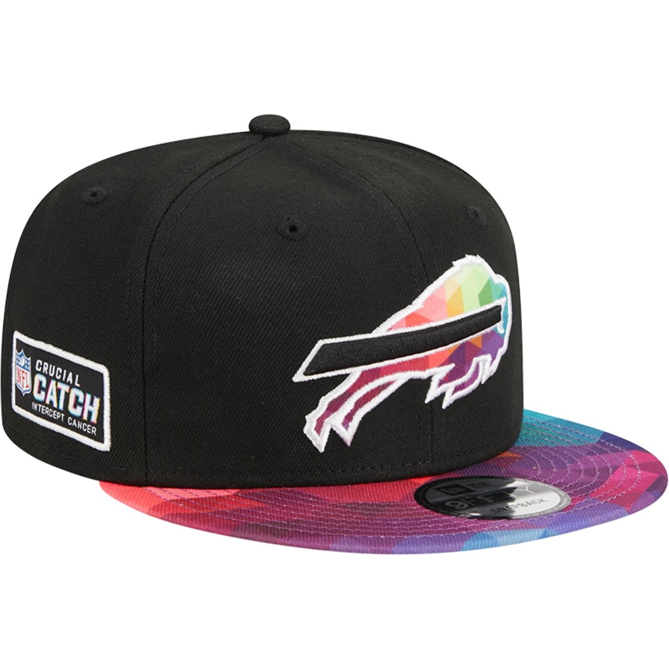 Boné New Era 9Fifty NFL Crucial Catch 2023 Buffalo Bills - Snapback - Masculino - Foto 1