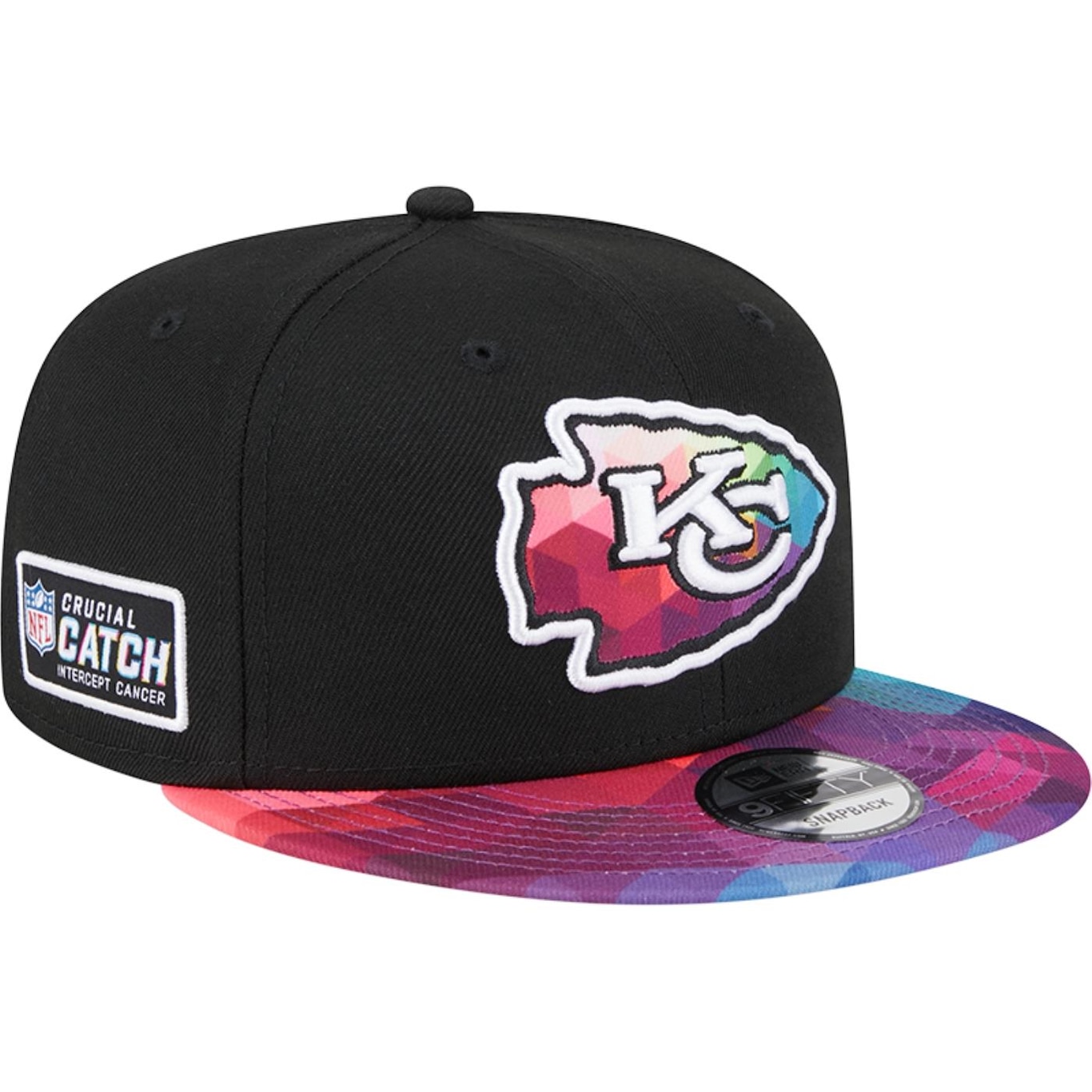 Boné Aba Reta New Era 9Fifty NFL Crucial Catch 2023 Kansas City Chiefs - Snapback - Masculino - Foto 1