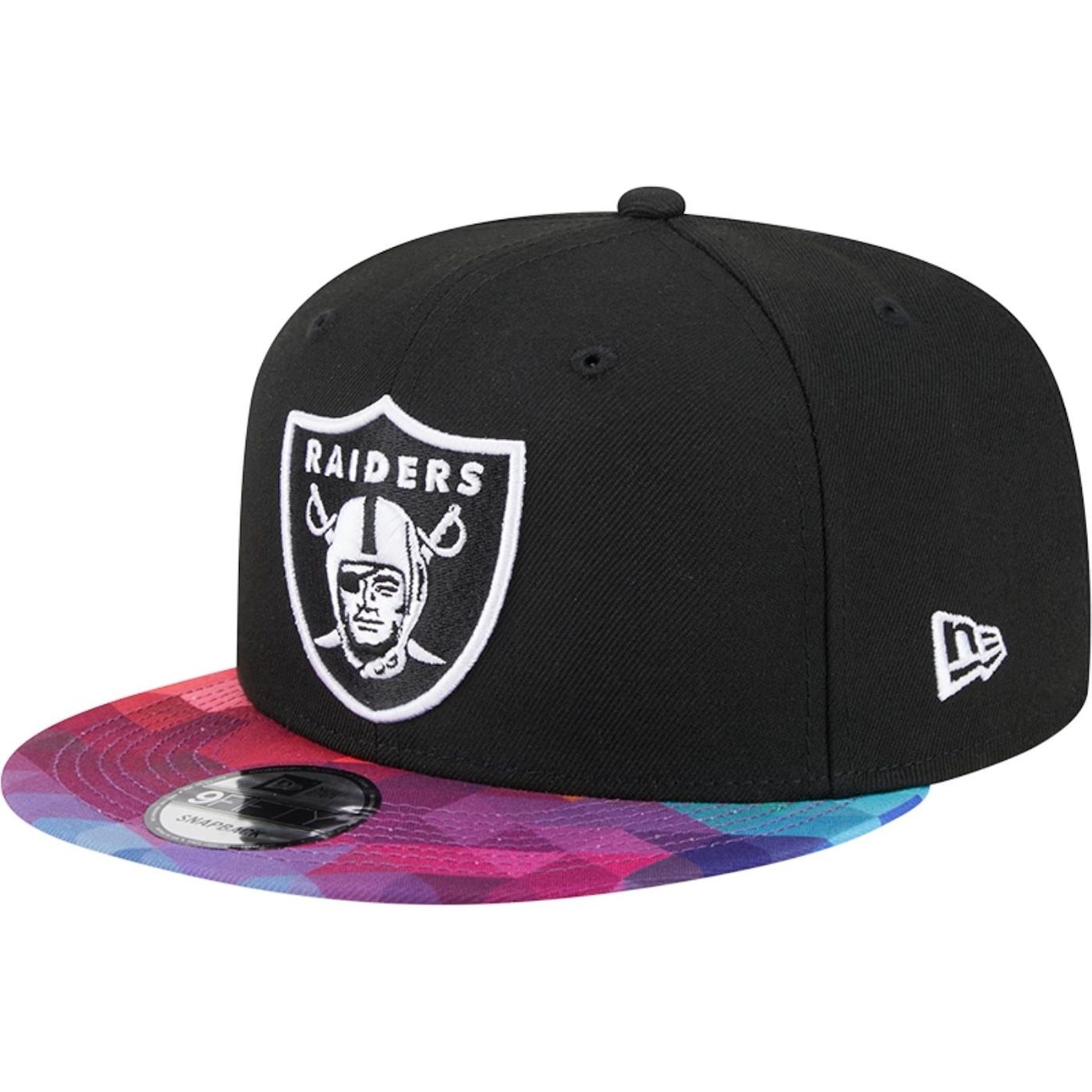 Boné Aba Reta New Era 9Fifty NFL Crucial Catch 2023 Las Vegas Raiders - Snapback - Masculino - Foto 2