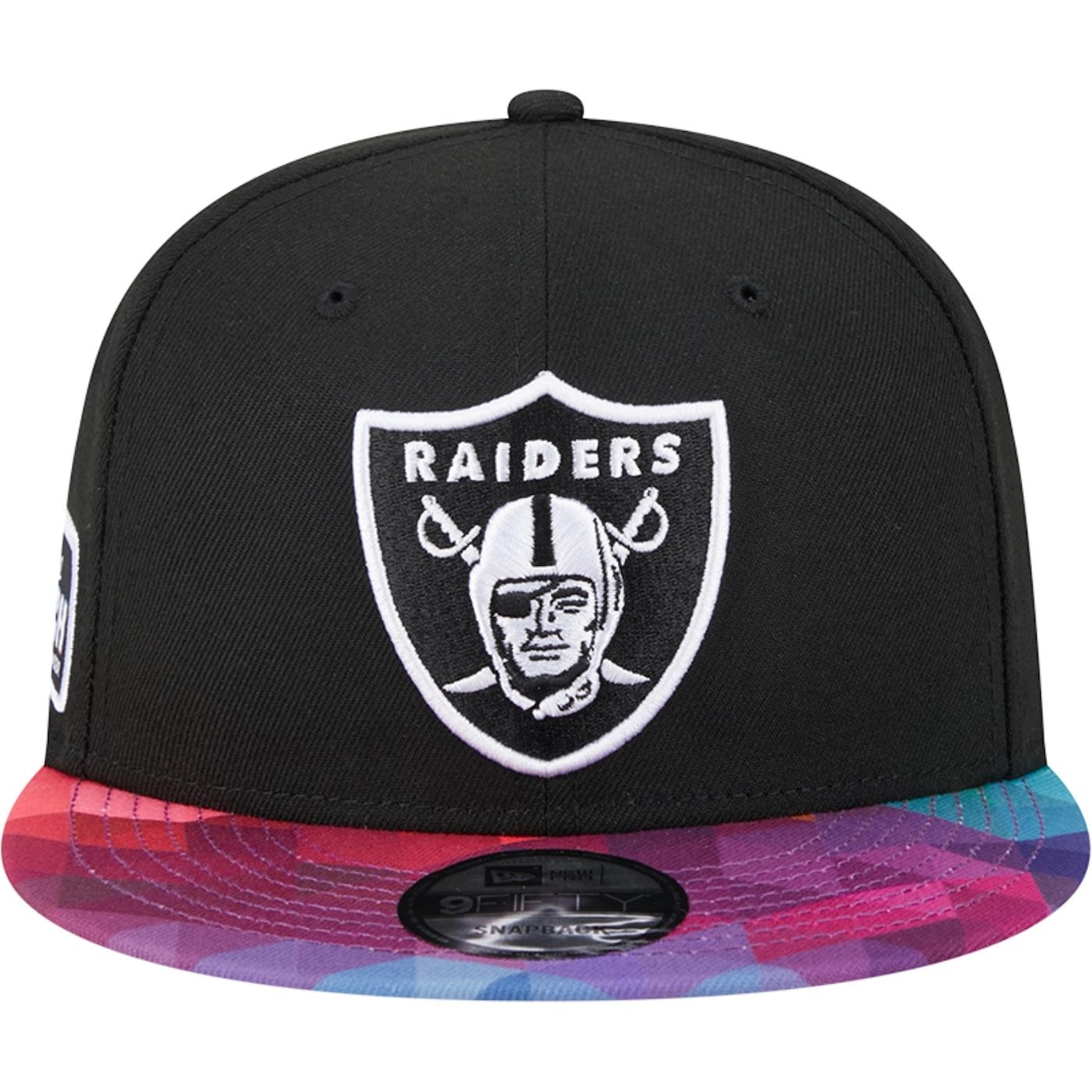 Boné Aba Reta New Era 9Fifty NFL Crucial Catch 2023 Las Vegas Raiders - Snapback - Masculino - Foto 3