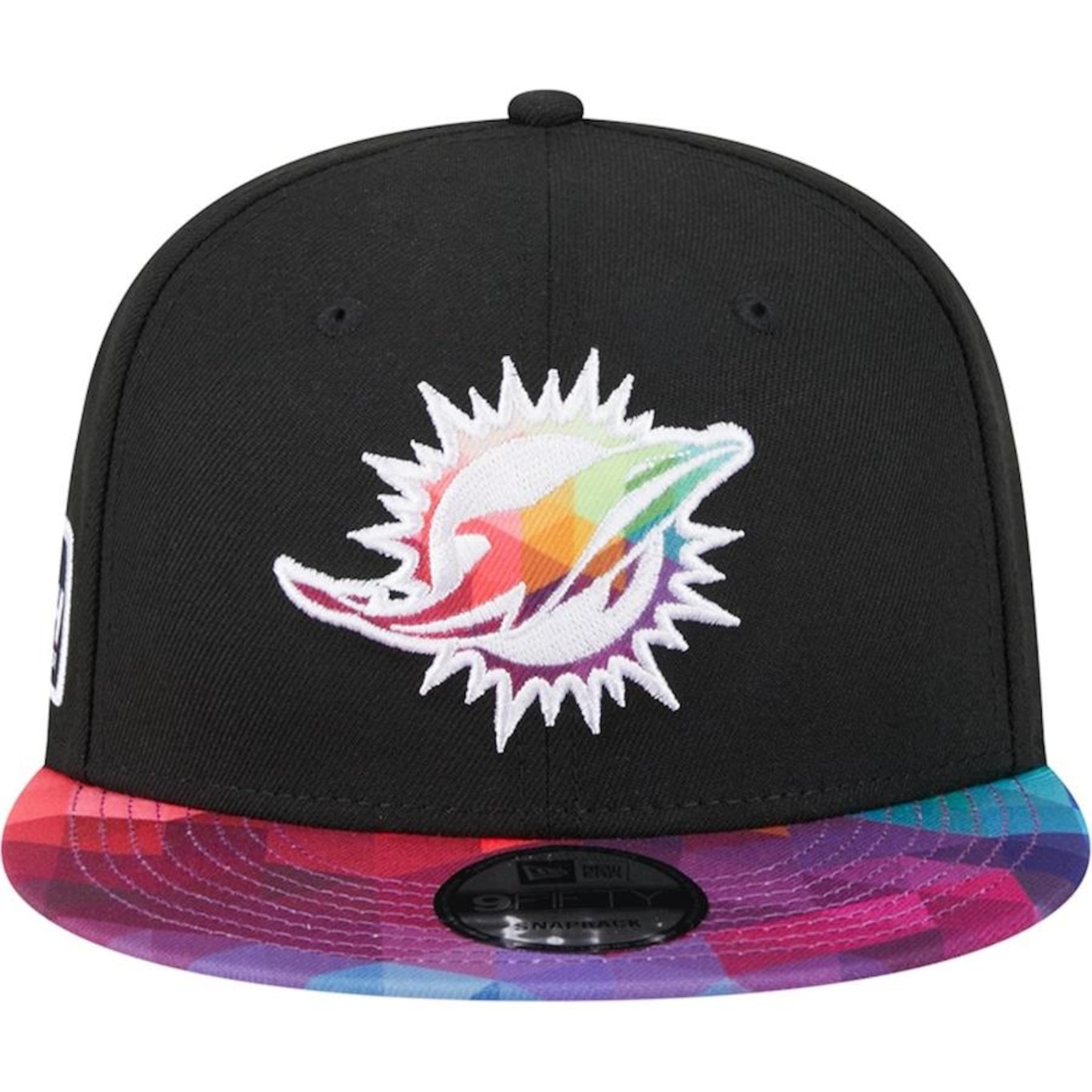 Boné Aba Reta New Era 9Fifty Nfl Crucial Catch 2023 Miami Dolphins - Snapback - Adulto - Foto 1