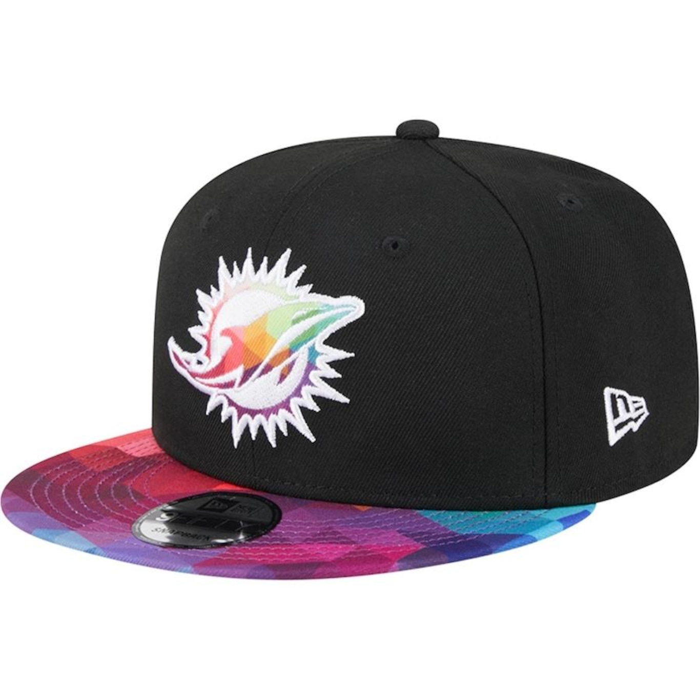 Boné Aba Reta New Era 9Fifty Nfl Crucial Catch 2023 Miami Dolphins - Snapback - Adulto - Foto 4