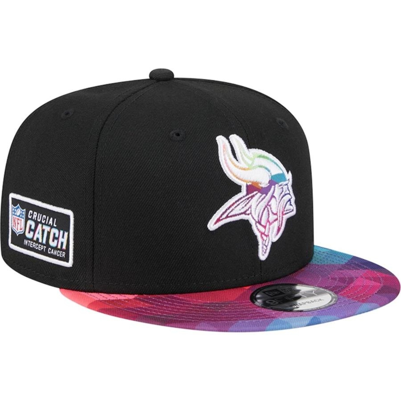 Boné Aba Reta New Era 9Fifty Nfl Crucial Catch 2023 Minnesota Vikings - Snapback - Adulto - Foto 3