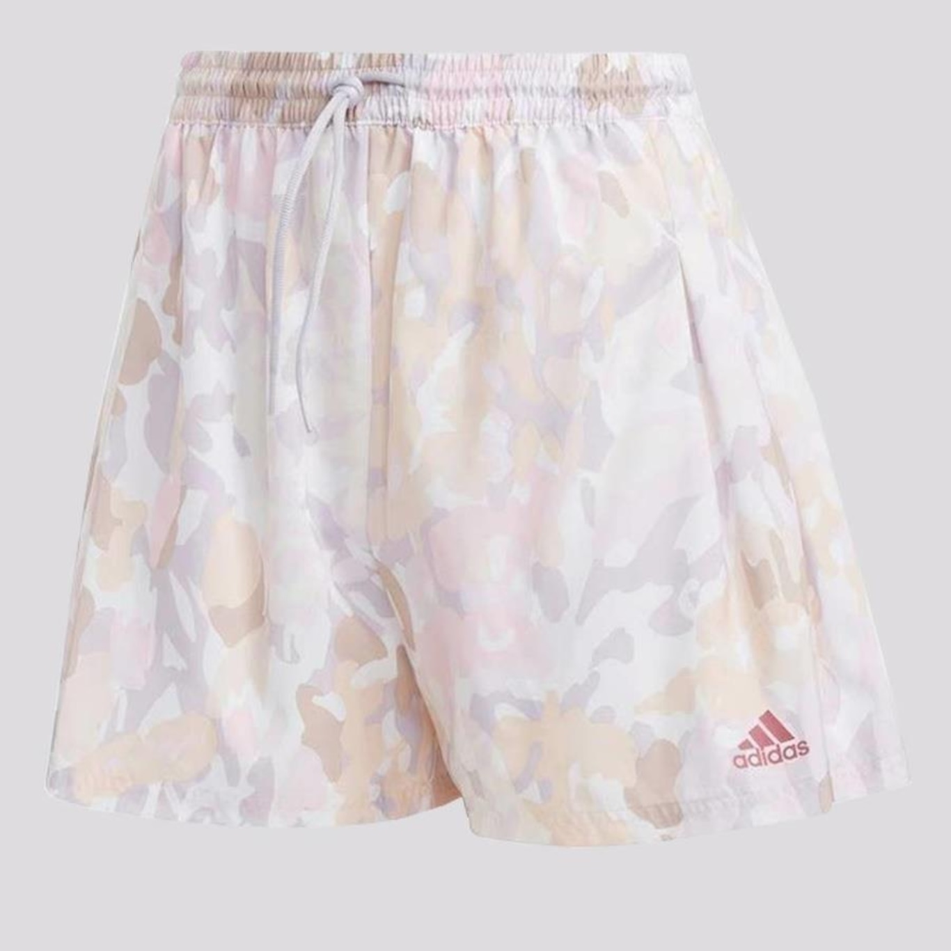 Shorts adidas Aop - Feminino - Foto 1