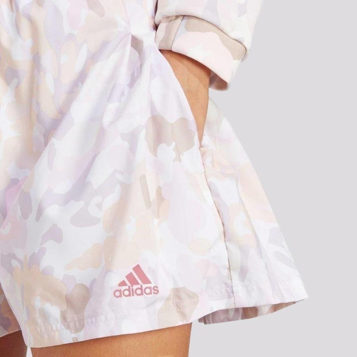 Shorts adidas Aop - Feminino - Foto 2