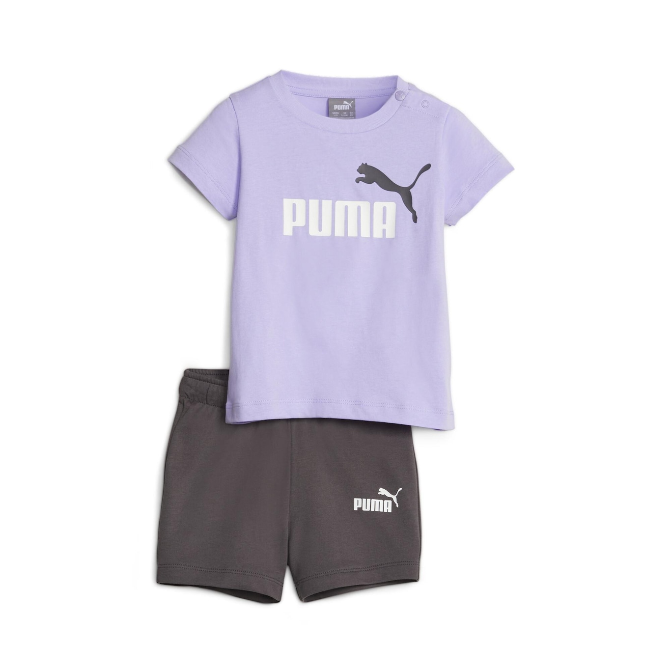 Conjunto Puma Camiseta Puma E Shorts Minicats Bebê - Infantil - Foto 1