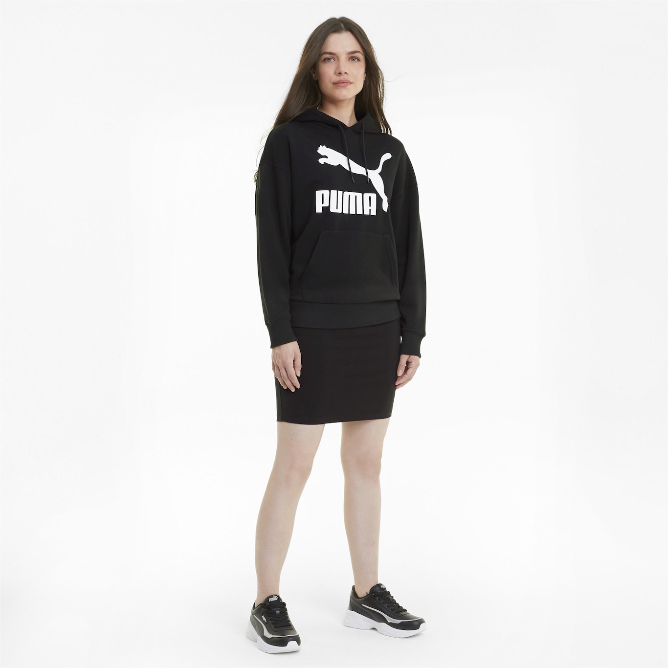 Blusão de Moletom com Capuz Puma Classics Logo - Feminino - Foto 3