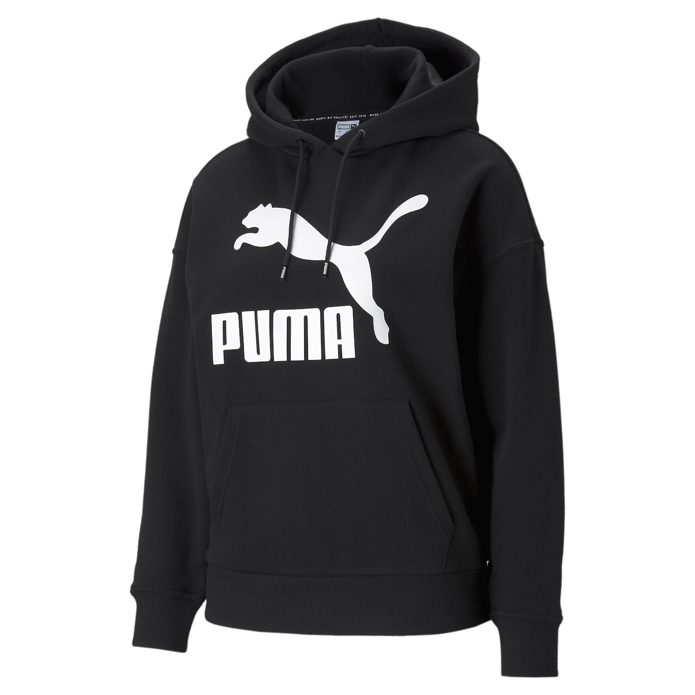 Blusão de Moletom com Capuz Puma Classics Logo - Feminino - Foto 4