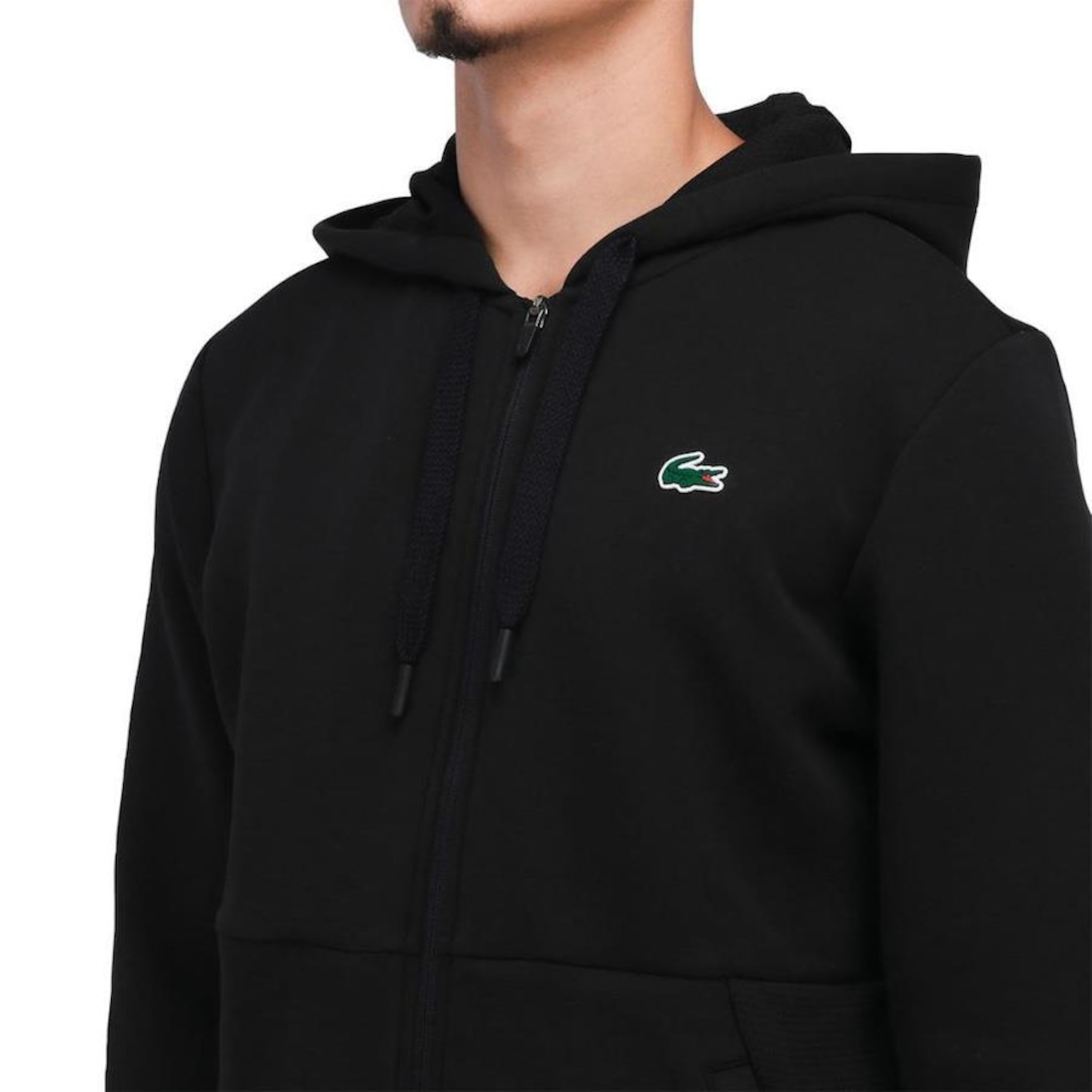 Blusão de Moletom com Capuz Lacoste Performance Sh9676 - Masculino - Foto 3