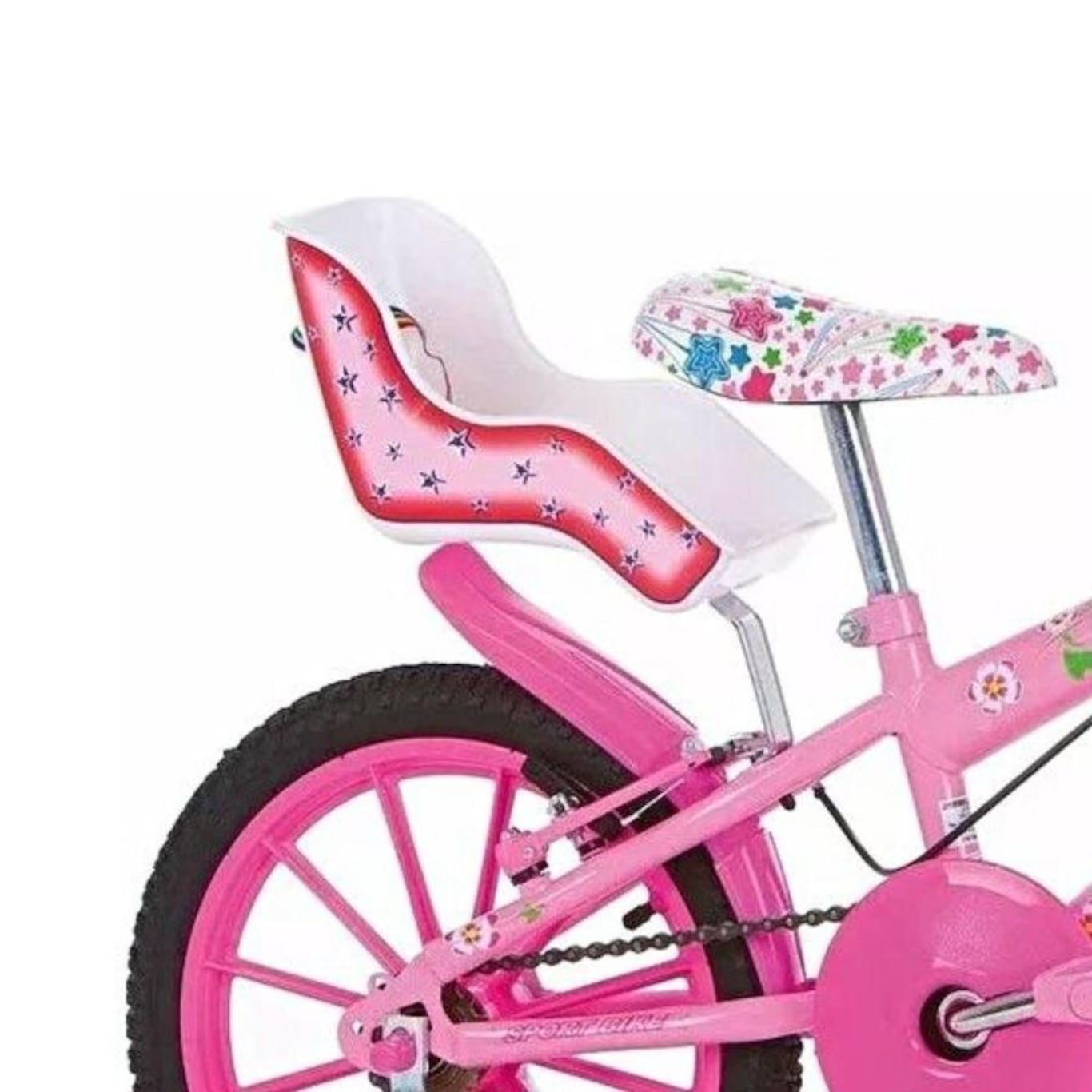 Cadeirinha Traseira de Bicicleta para Boneca Sunny Wheel - Foto 3