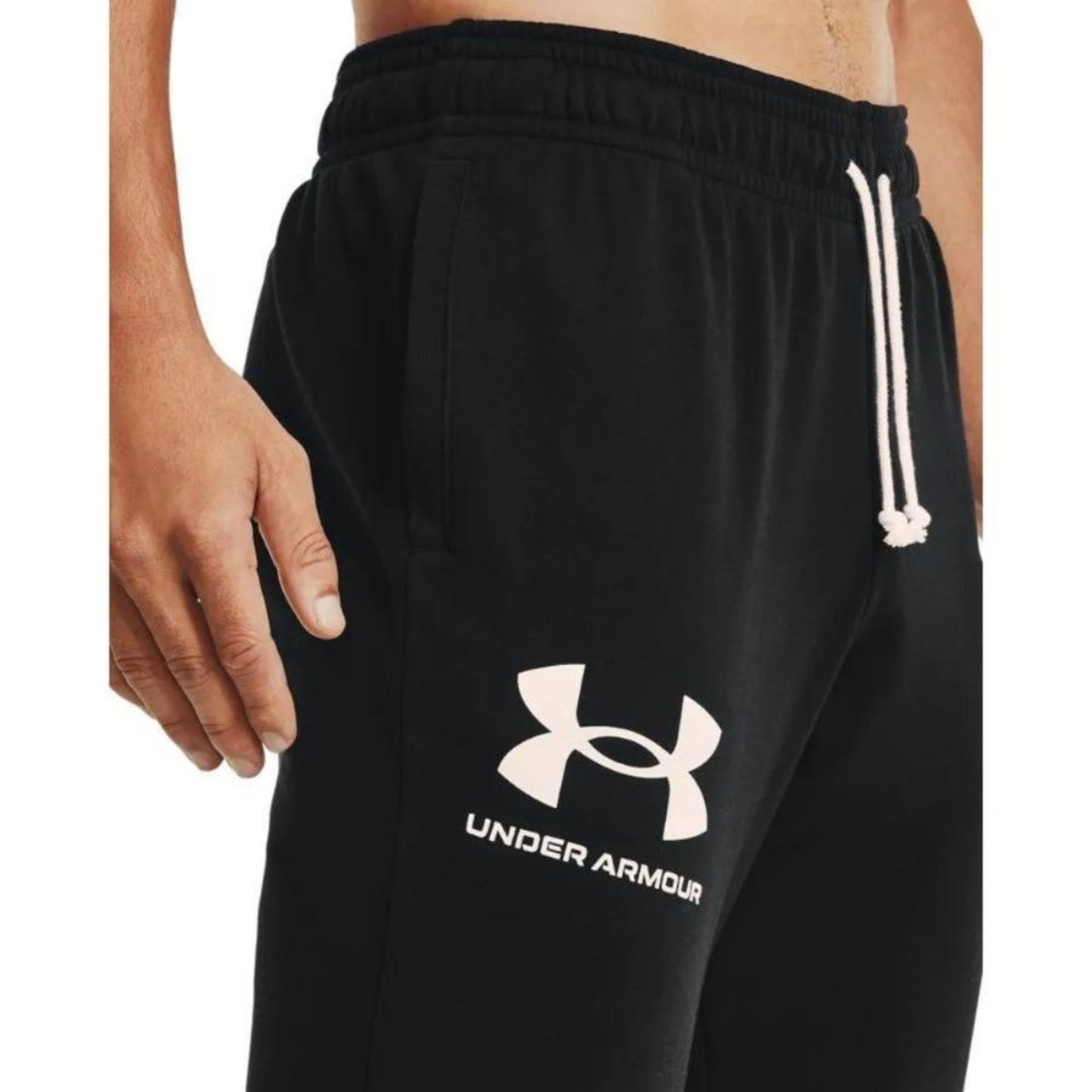 Calça Under Armour Rival Terry Jogger - Masculina - Foto 3