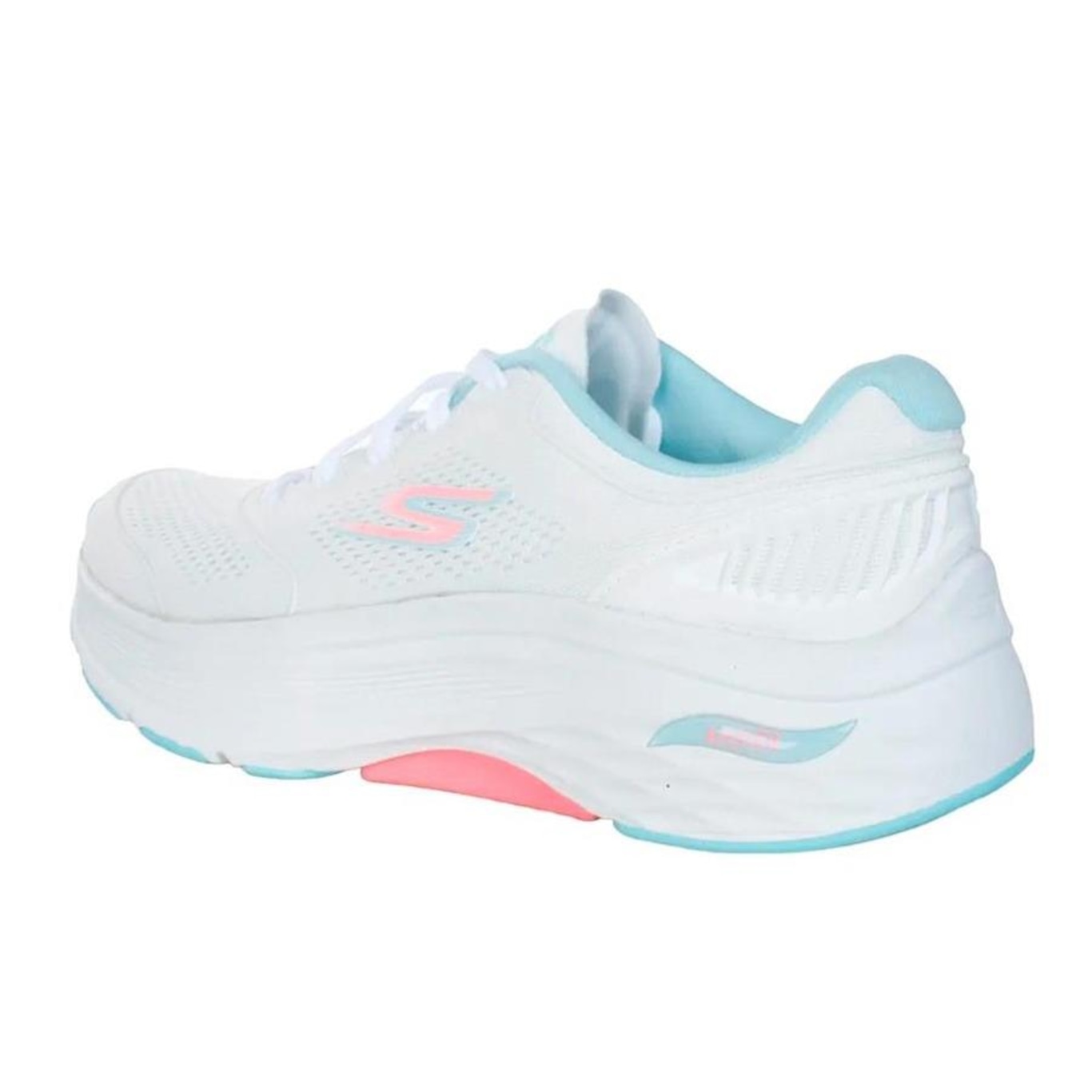 Kit Tênis Skechers Max Cushioning Arch Fit - Feminino + Par de Meia - Foto 3