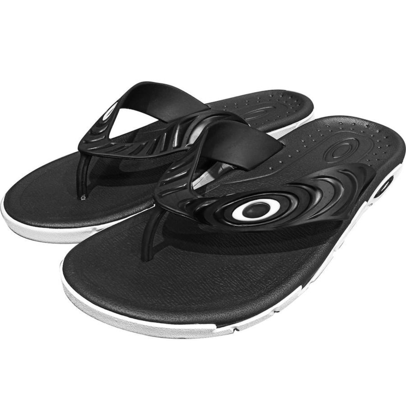 Chinelo Oakley Crowd Jet - Masculino - Foto 1