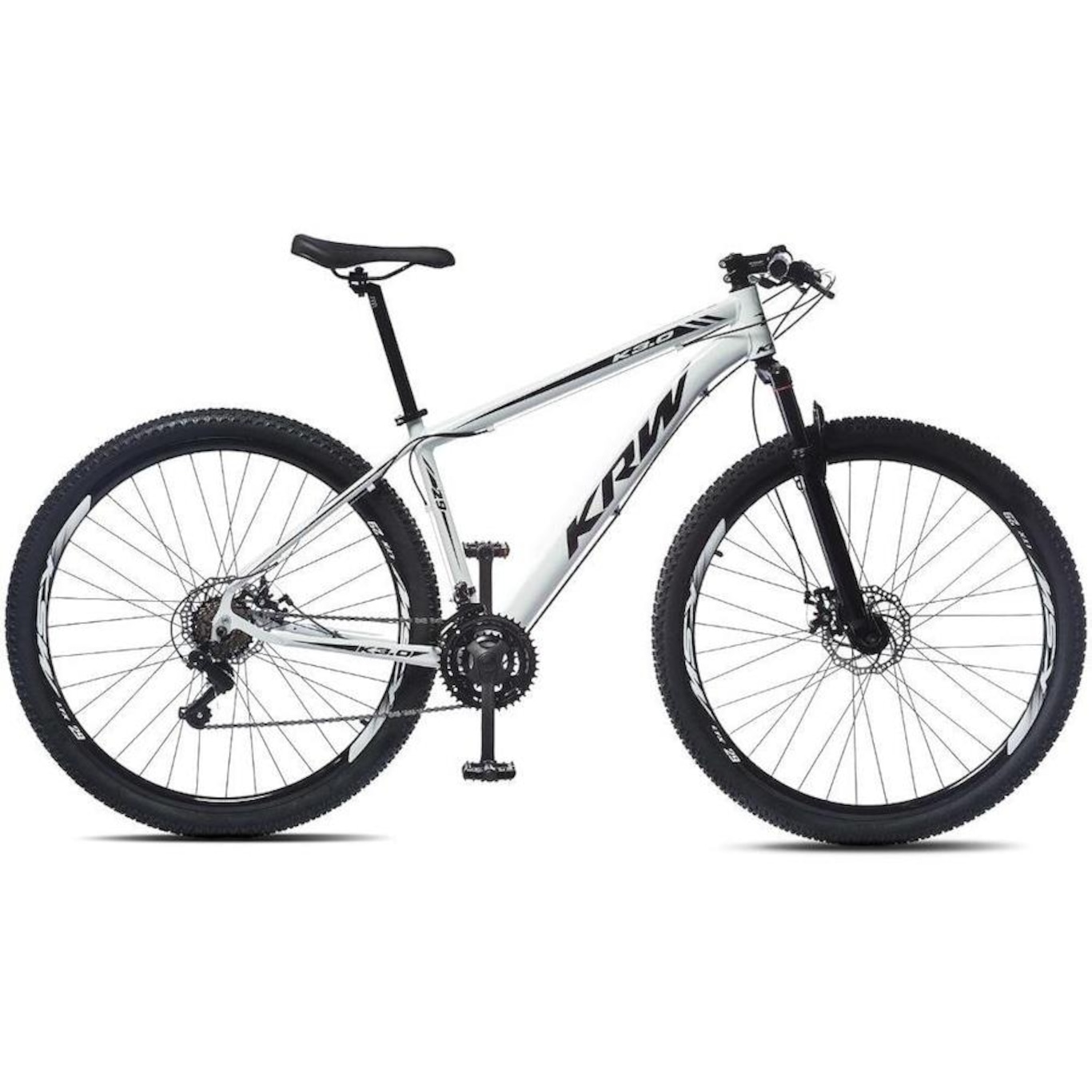 Bicicleta Aro 29 Krw Alumínio Tz Freio A Disco - Shimano - 21 Marchas - Foto 1