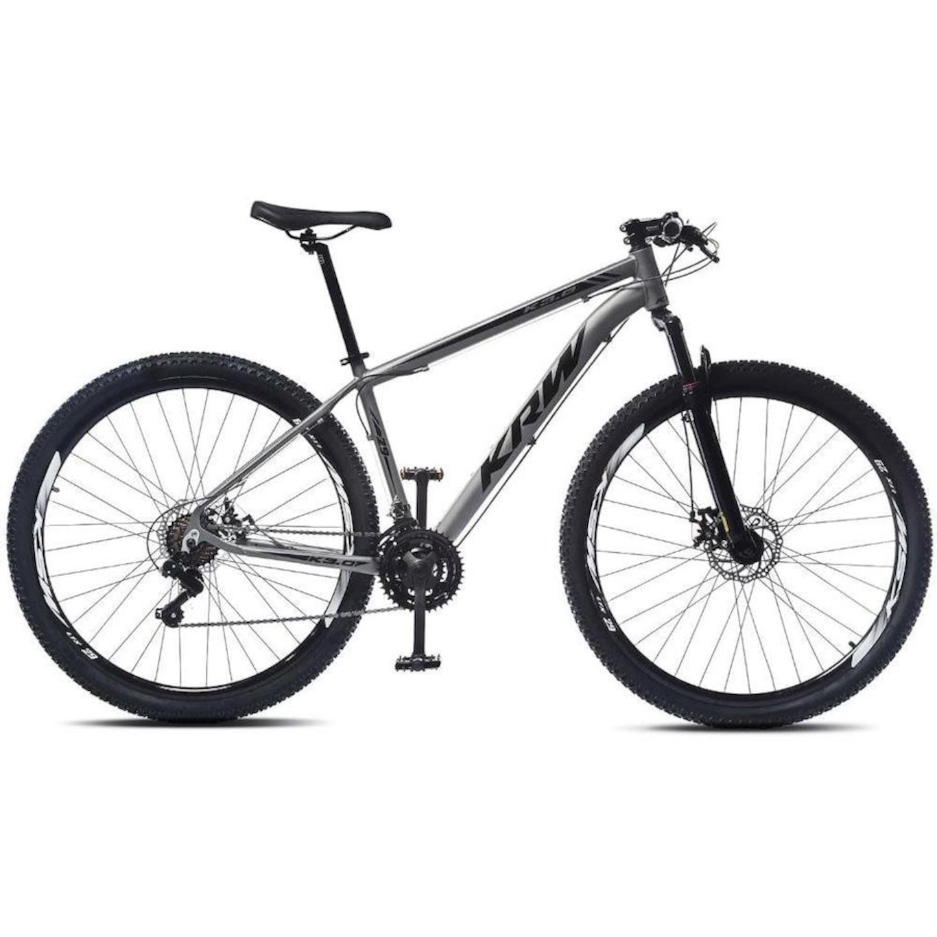 Bicicleta Aro 29 Krw Alumínio Tz Freio A Disco - Shimano - 21 Marchas - Foto 1