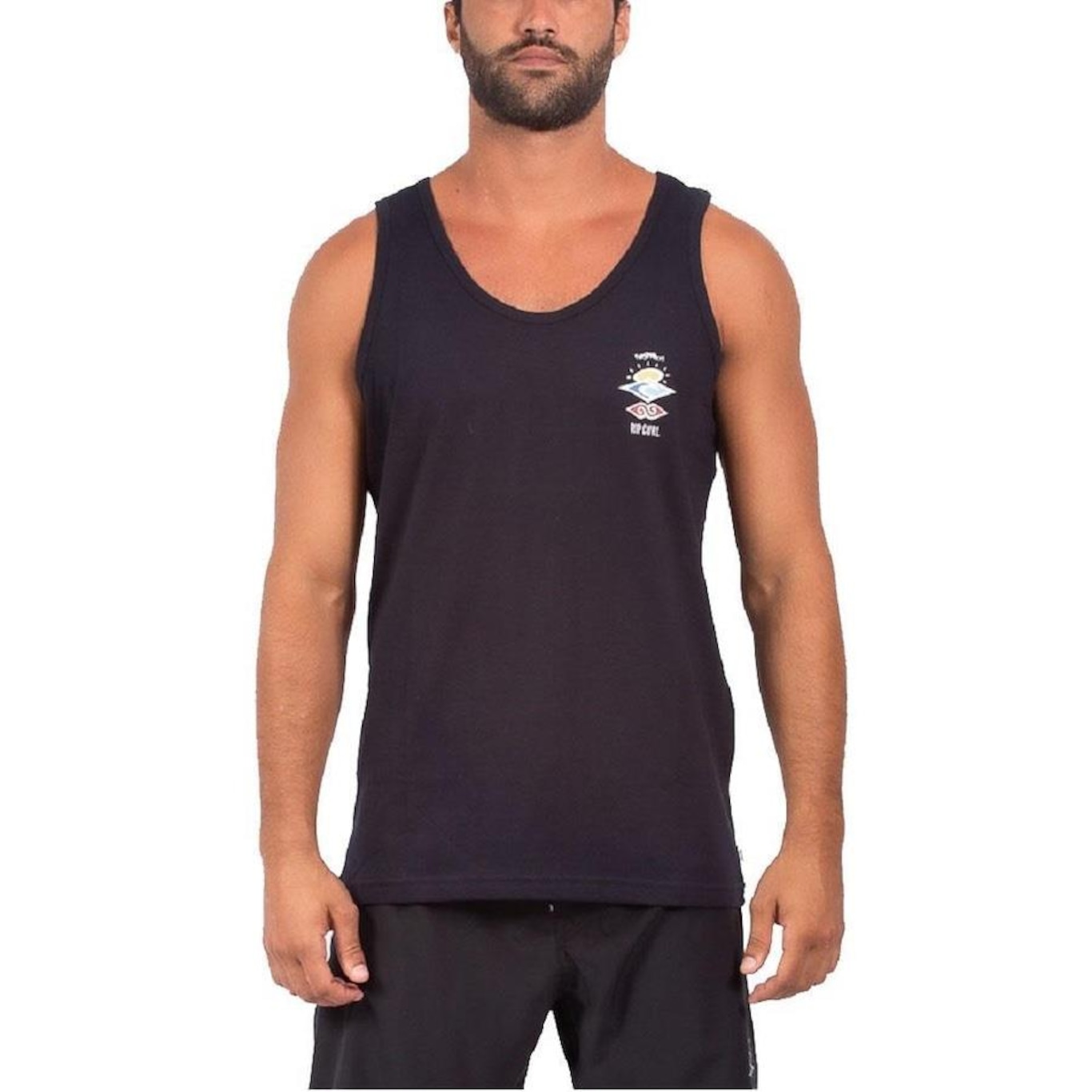 Camiseta Regata Rip Curl Search Icon Rg - Masculina - Foto 1