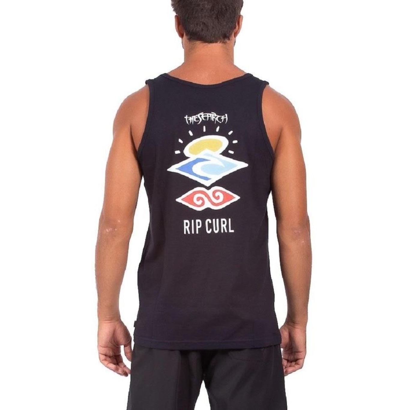 Camiseta Regata Rip Curl Search Icon Rg - Masculina - Foto 4