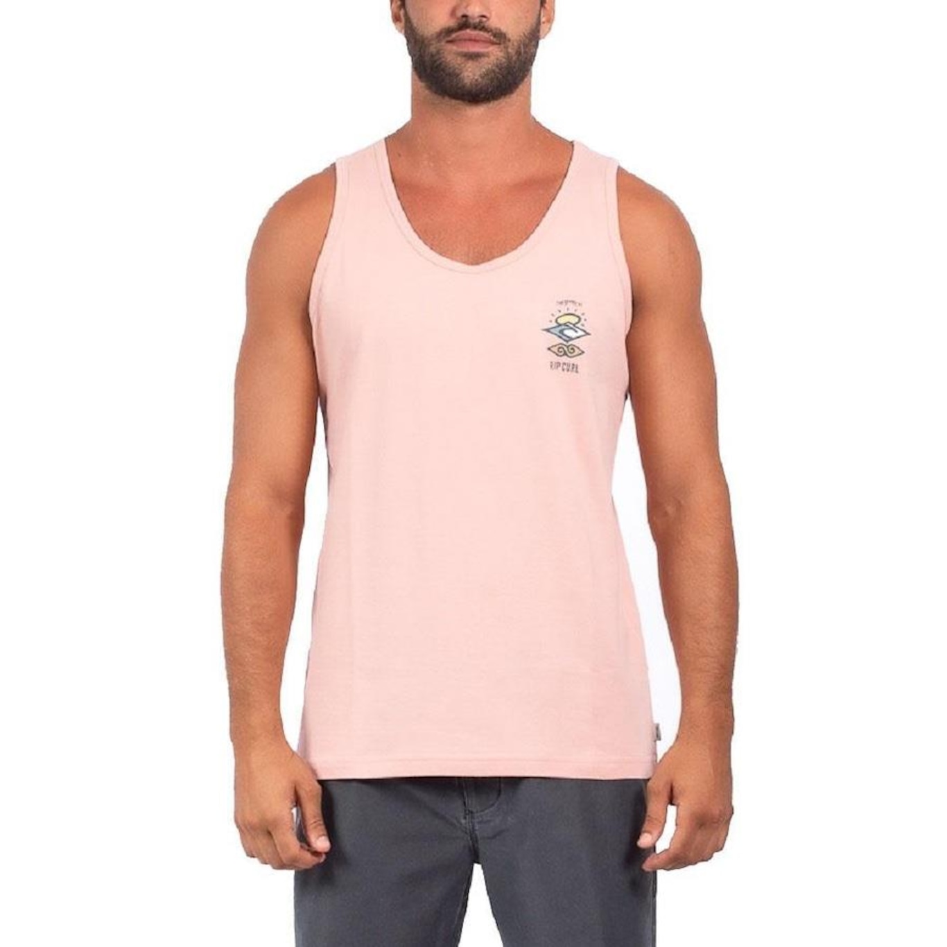 Camiseta Regata Rip Curl Search Icon Rg - Masculina - Foto 1