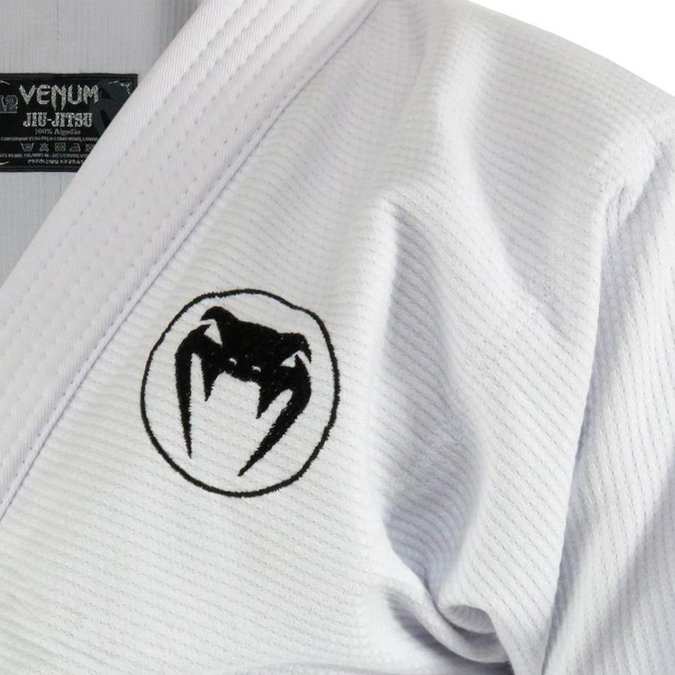 Kimono Jiu Jitsu Venum Classic Ice - Masculino - Foto 4