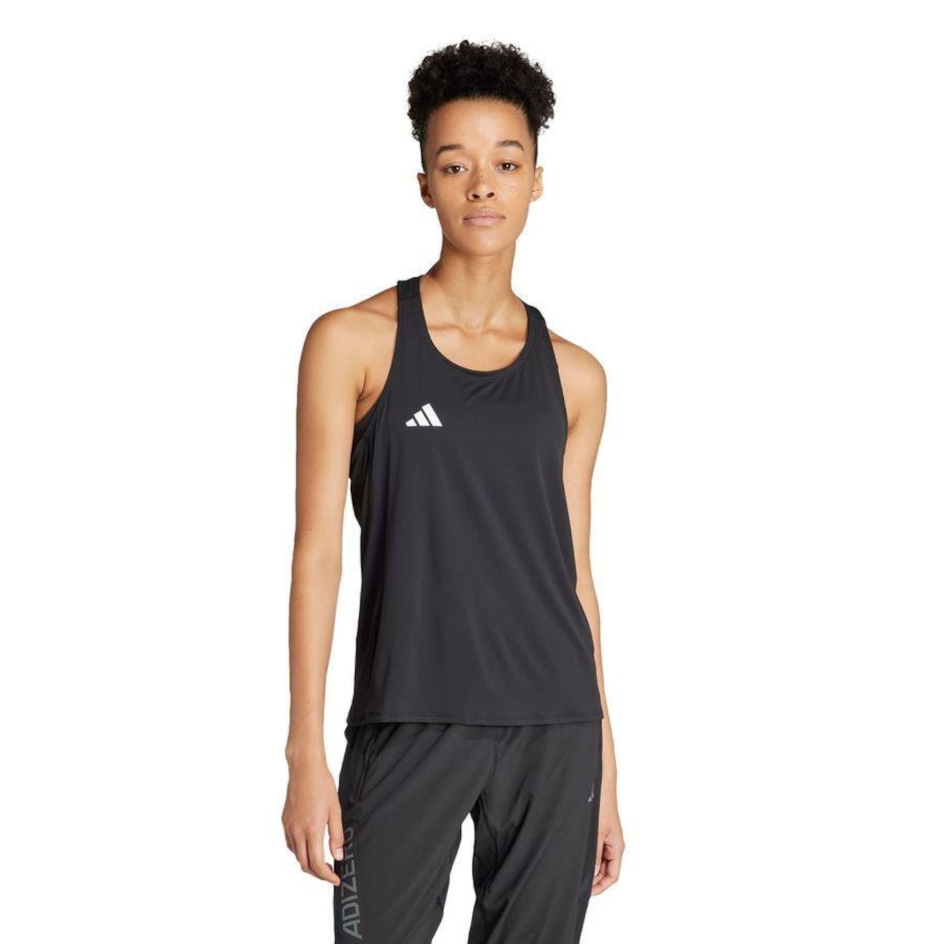 Camiseta Regata adidas Adizero e Tank - Feminina - Foto 2