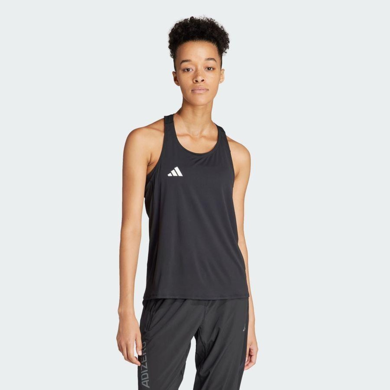 Camiseta Regata adidas Adizero e Tank - Feminina - Foto 3