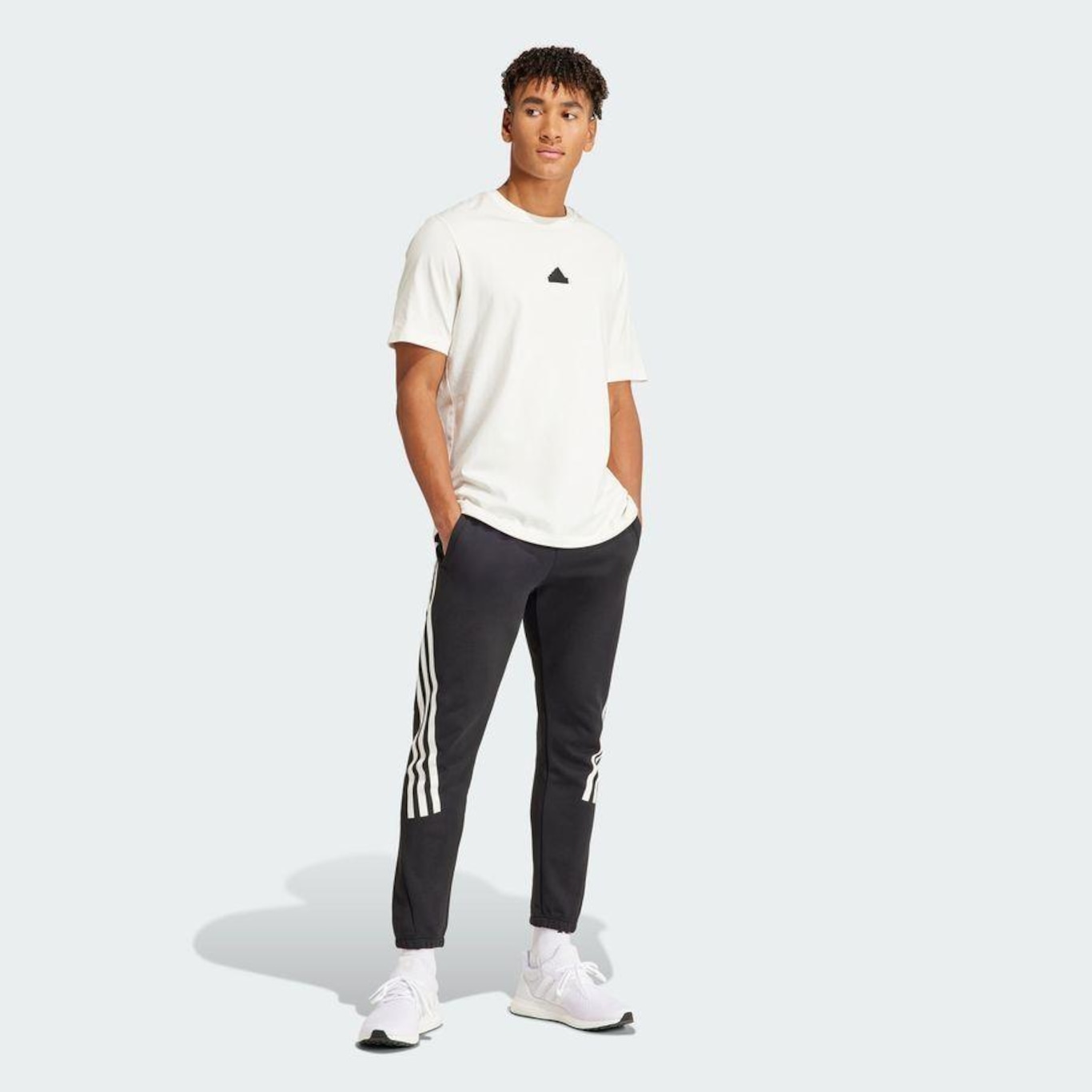 Calça adidas M Fi 3S Pt - Masculina - Foto 5