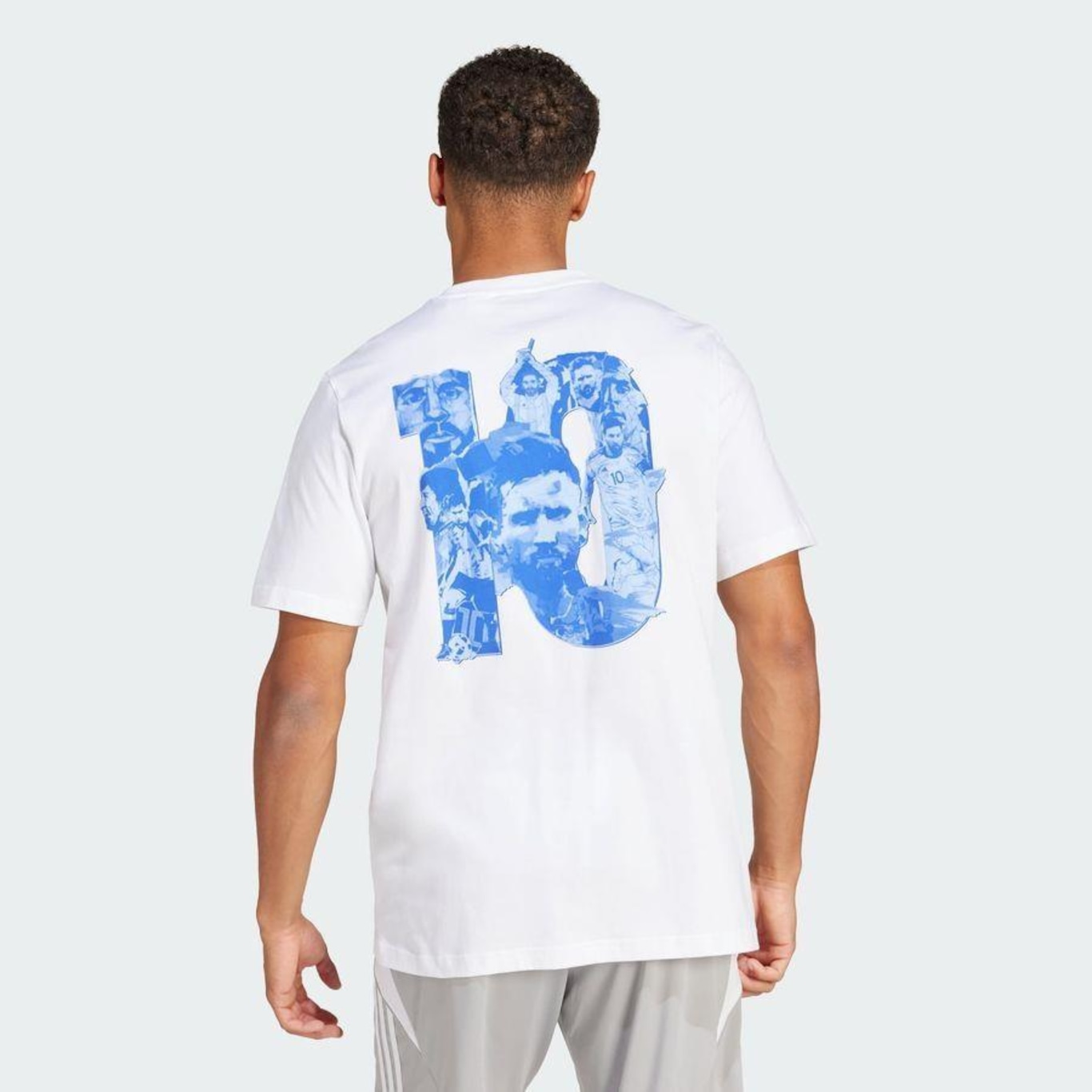 Camiseta adidas M Messi G T - Masculino - Foto 4