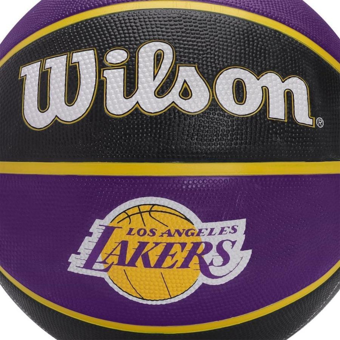 Minibola de Basquete Wilson NBA Los Angeles Lakers Dribbler em