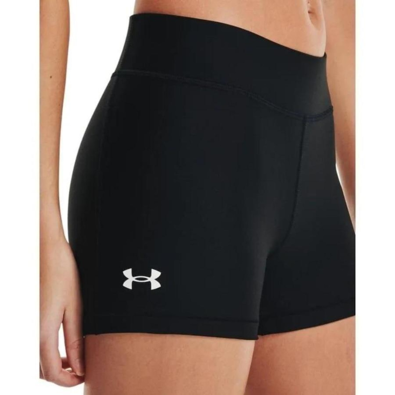 Shorts Under Armour Treino Mid Rise - Feminino - Foto 3